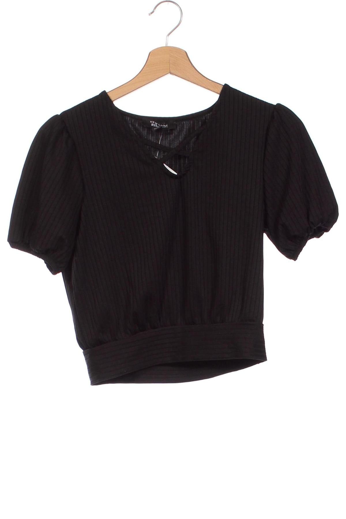 Детска блуза New Look, Размер 11-12y/ 152-158 см, Цвят Черен, Цена 5,61 лв.