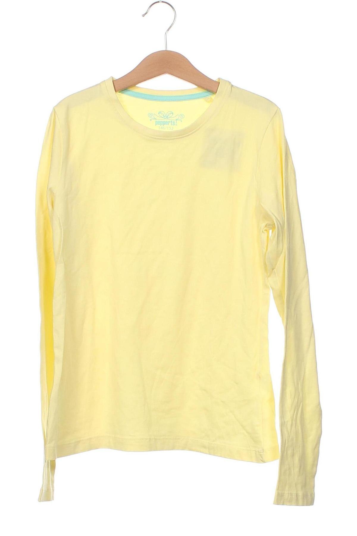 Детска блуза Pepperts!, Размер 10-11y/ 146-152 см, Цвят Жълт, Цена 11,00 лв.