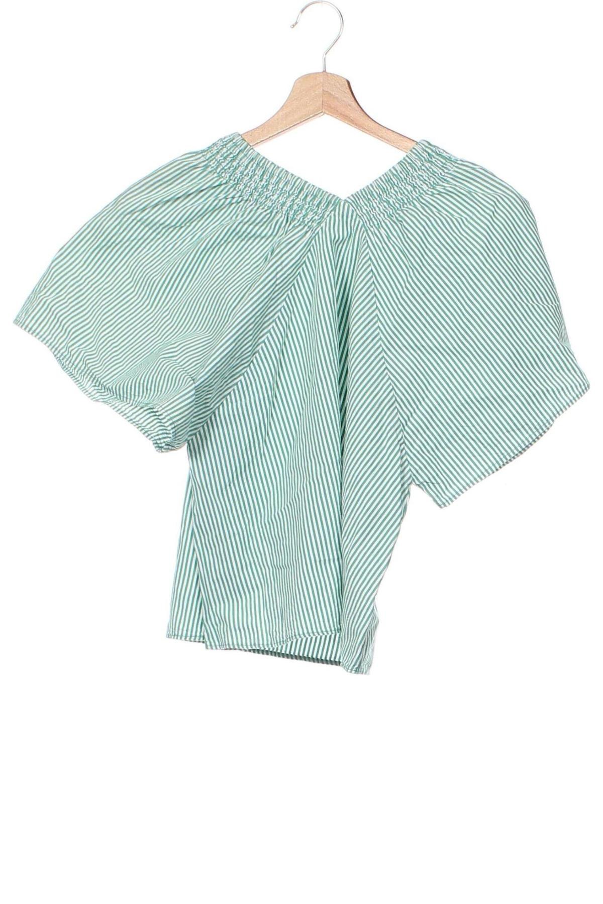 Детска блуза Zara, Размер 13-14y/ 164-168 см, Цвят Зелен, Цена 13,69 лв.
