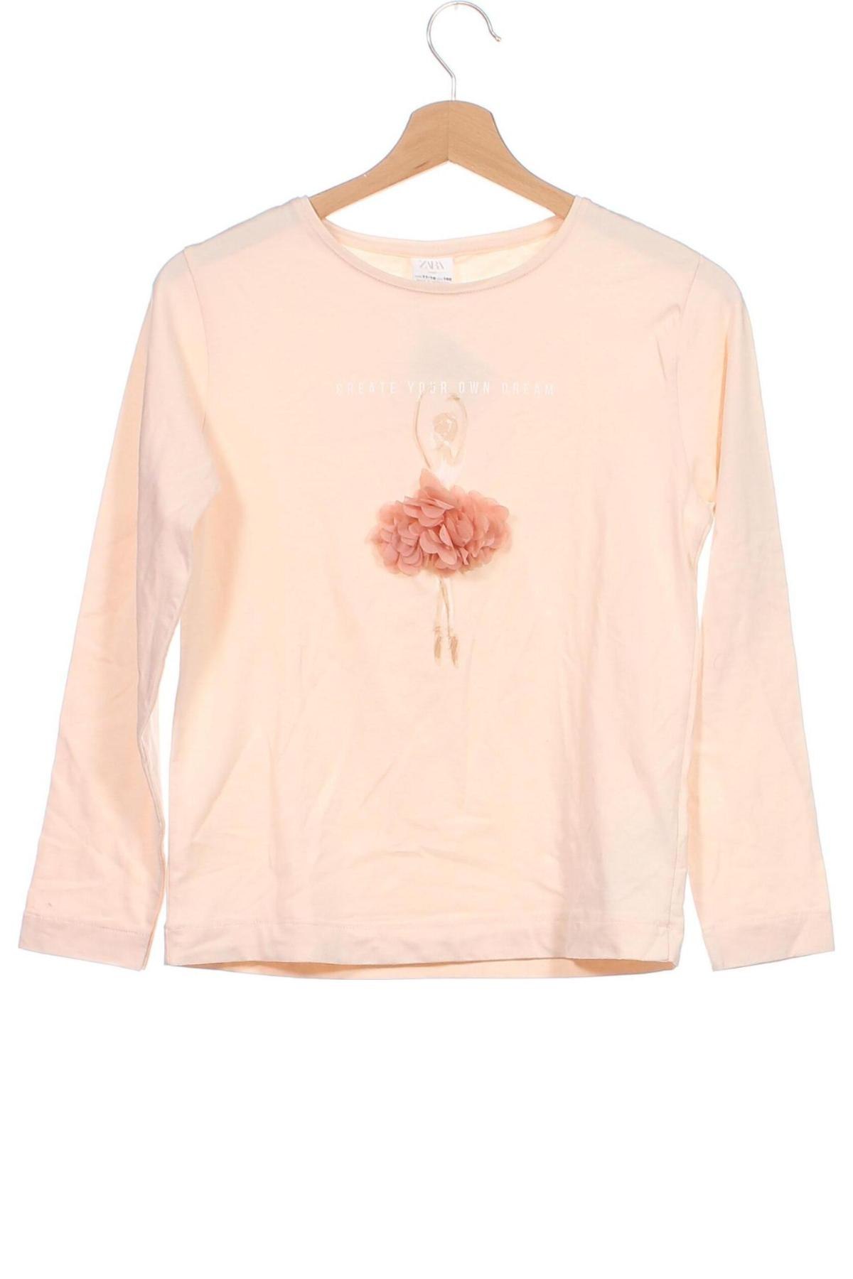 Детска блуза Zara Kids, Размер 10-11y/ 146-152 см, Цвят Розов, Цена 38,81 лв.