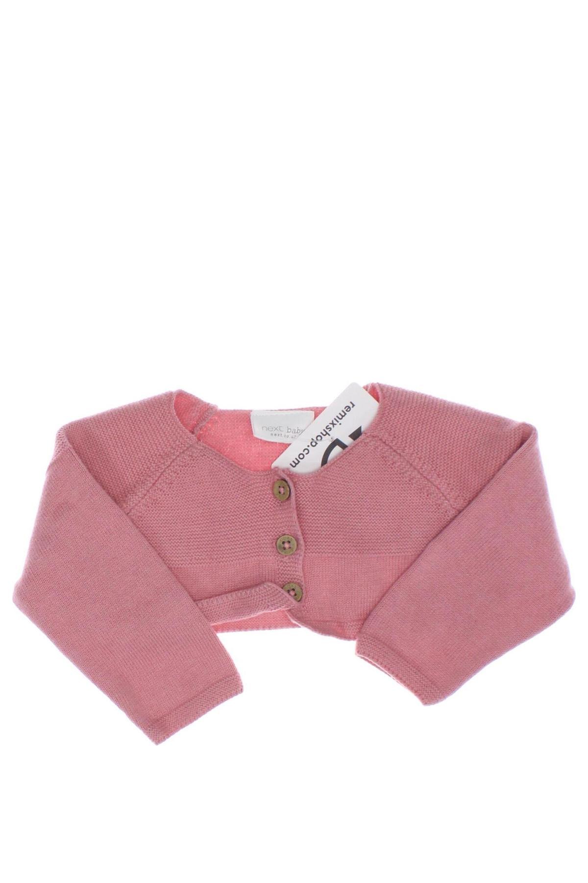 Παιδική ζακέτα Next, Μέγεθος 0-1m/ 50 εκ., Χρώμα Ρόζ , Τιμή 5,39 €