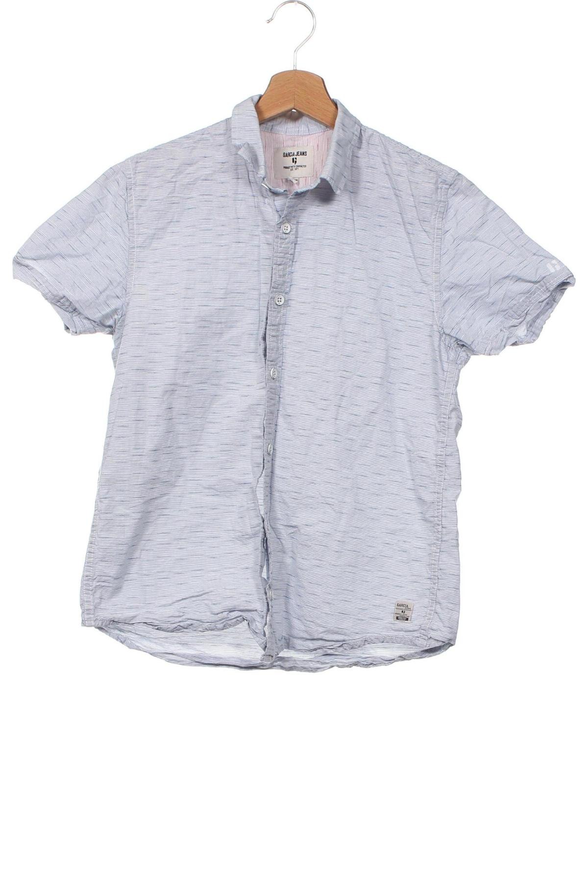 Детска риза Garcia Jeans, Размер 13-14y/ 164-168 см, Цвят Син, Цена 22,00 лв.