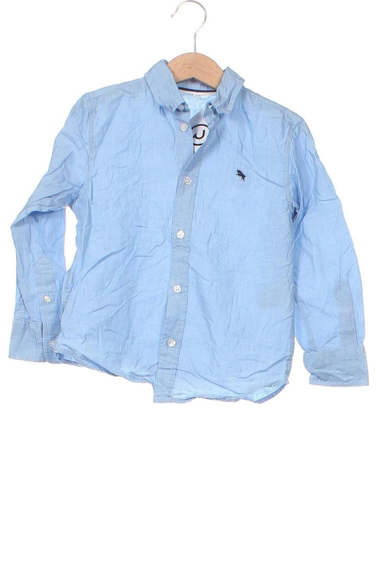 Detská košeľa  H&M, Veľkosť 4-5y/ 110-116 cm, Farba Modrá, Cena  6,24 €