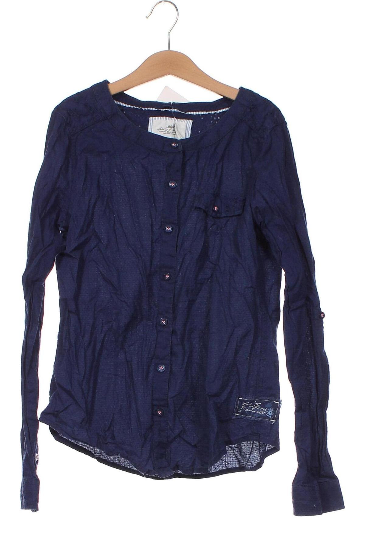 Παιδικό πουκάμισο H&M L.O.G.G., Μέγεθος 12-13y/ 158-164 εκ., Χρώμα Μπλέ, Τιμή 3,06 €