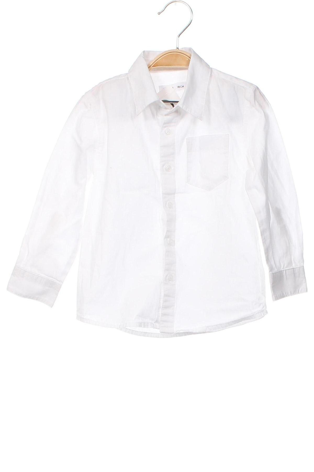 Kinderhemd Sinsay, Größe 18-24m/ 86-98 cm, Farbe Weiß, Preis 2,95 €