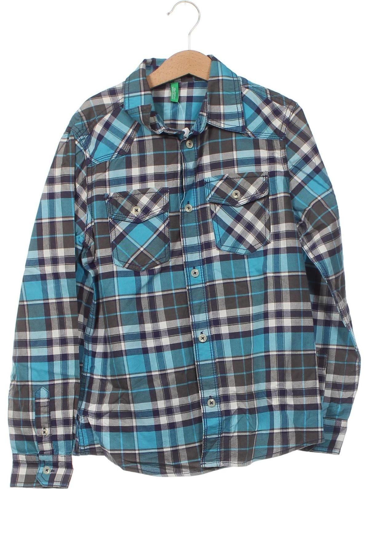 Παιδικό πουκάμισο United Colors Of Benetton, Μέγεθος 8-9y/ 134-140 εκ., Χρώμα Πολύχρωμο, Τιμή 4,16 €