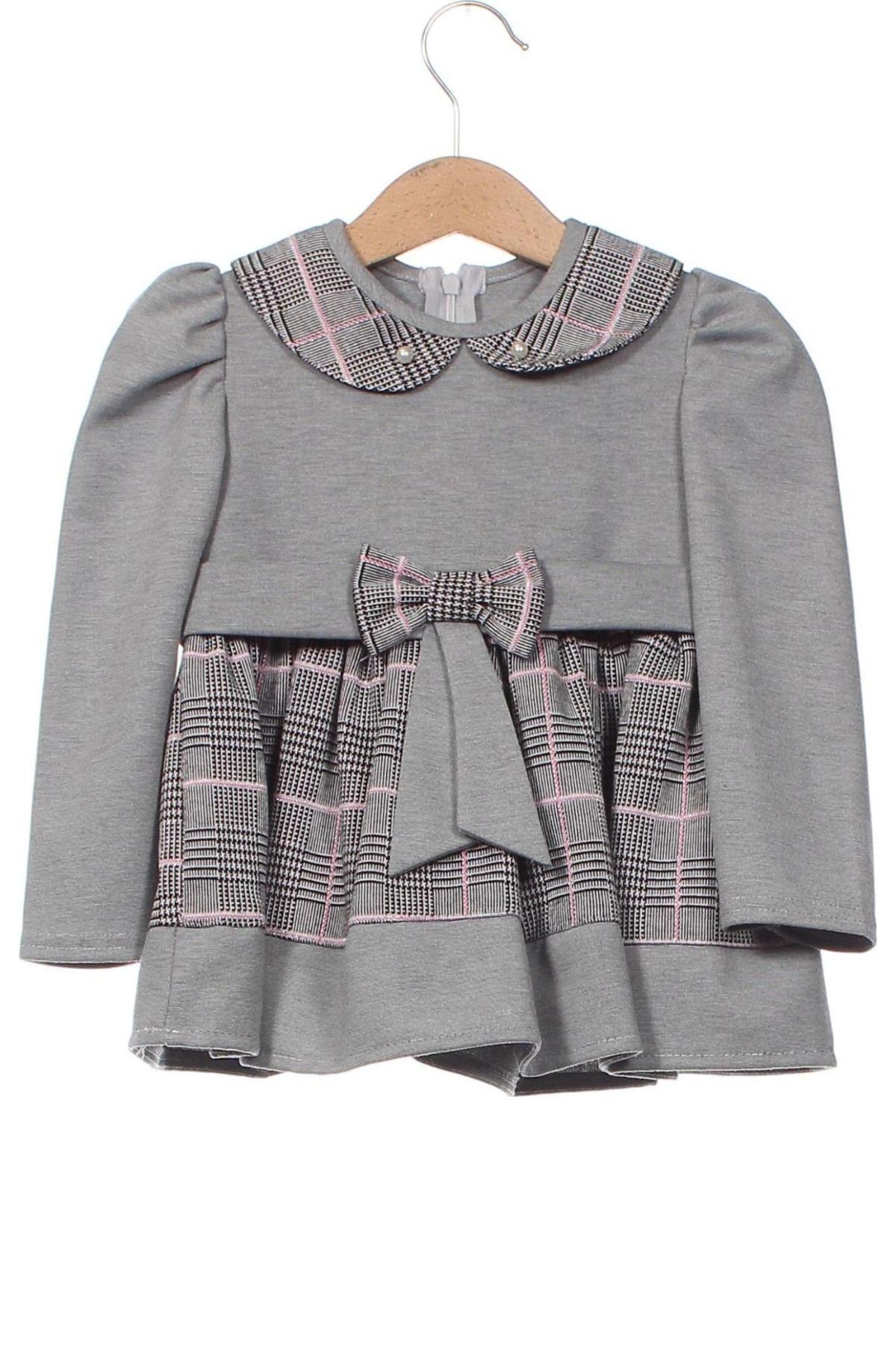 Kinderkleid, Größe 18-24m/ 86-98 cm, Farbe Grau, Preis 10,46 €