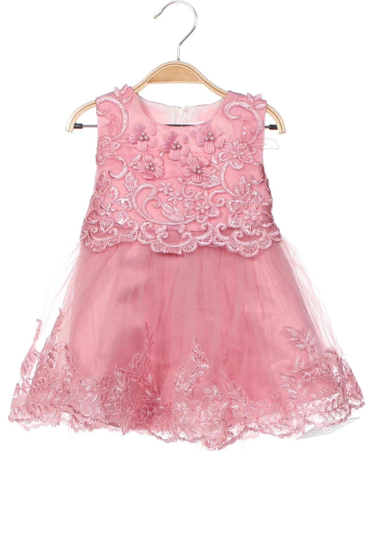 Παιδικό φόρεμα, Μέγεθος 6-9m/ 68-74 εκ., Χρώμα Ρόζ , Τιμή 19,85 €
