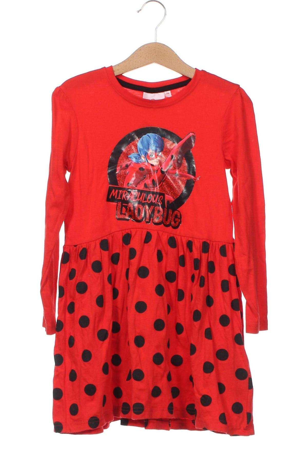Kinderkleid, Größe 5-6y/ 116-122 cm, Farbe Rot, Preis 18,41 €