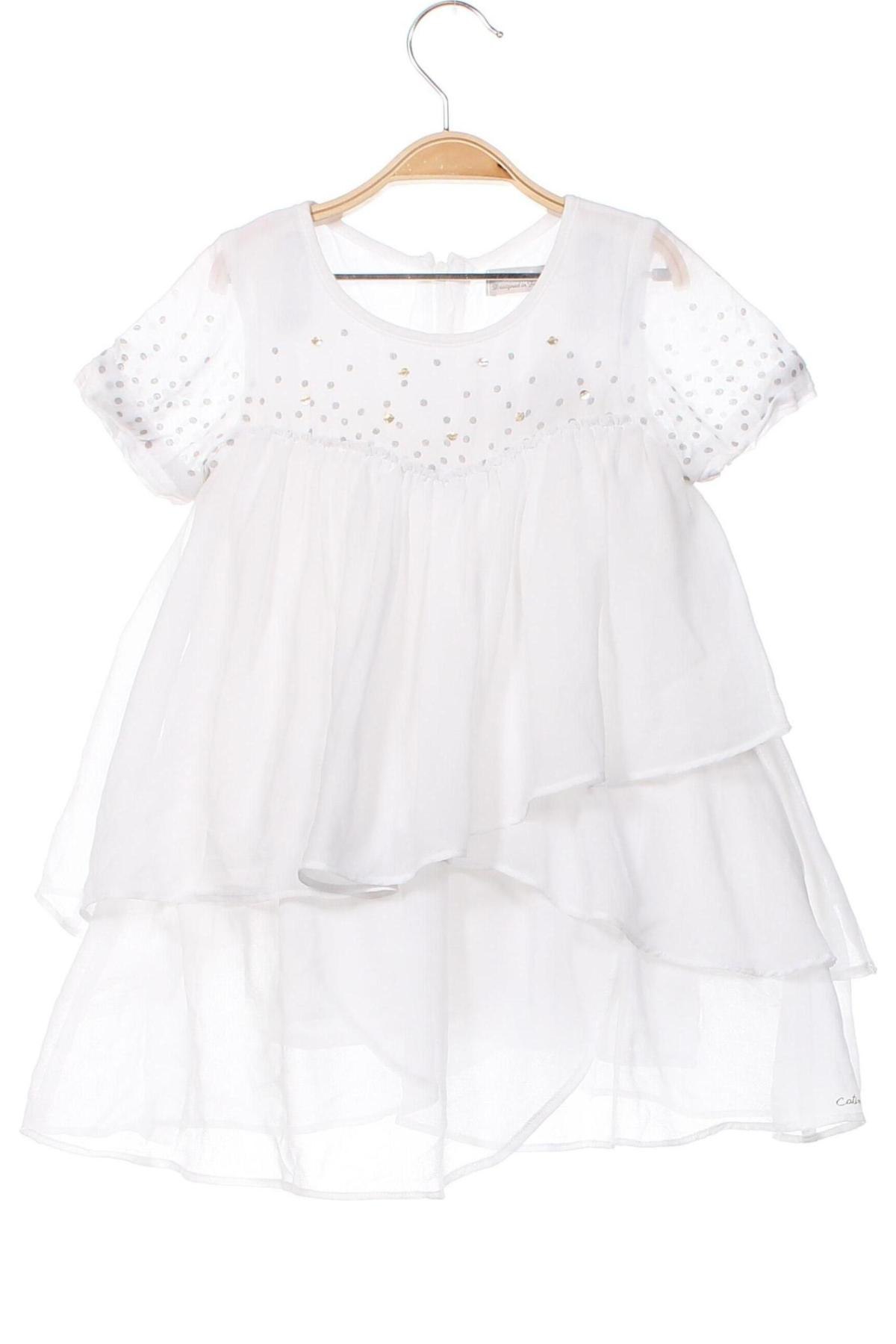 Dětské šaty  Catimini, Velikost 2-3y/ 98-104 cm, Barva Bílá, Cena  243,00 Kč
