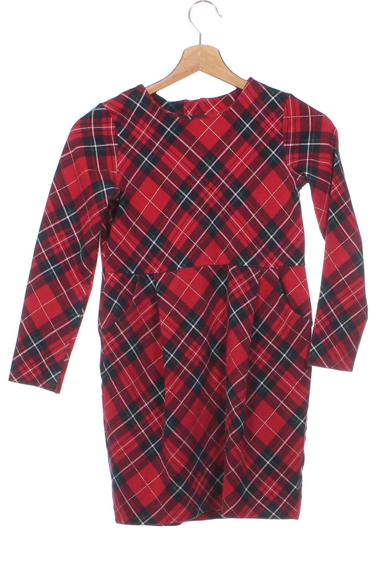 Детска рокля H&M, Размер 8-9y/ 134-140 см, Цвят Червен, Цена 21,28 лв.