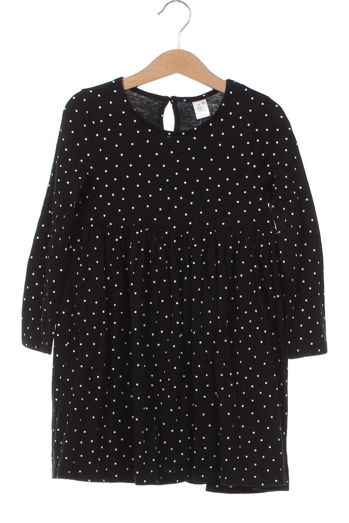 Детска рокля LCW, Размер 4-5y/ 110-116 см, Цвят Черен, Цена 36,00 лв.