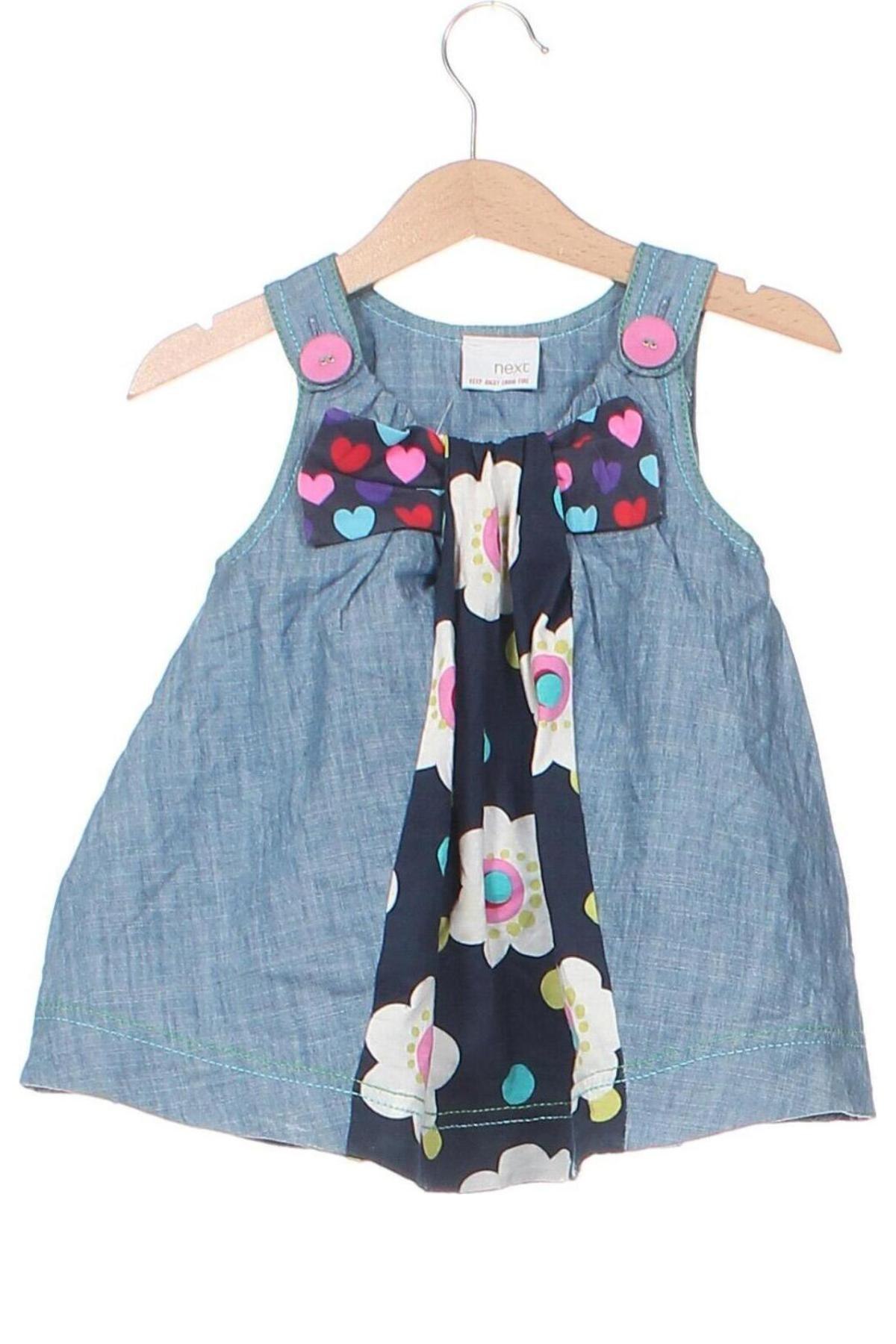 Dětské šaty  Next, Velikost 9-12m/ 74-80 cm, Barva Modrá, Cena  202,00 Kč