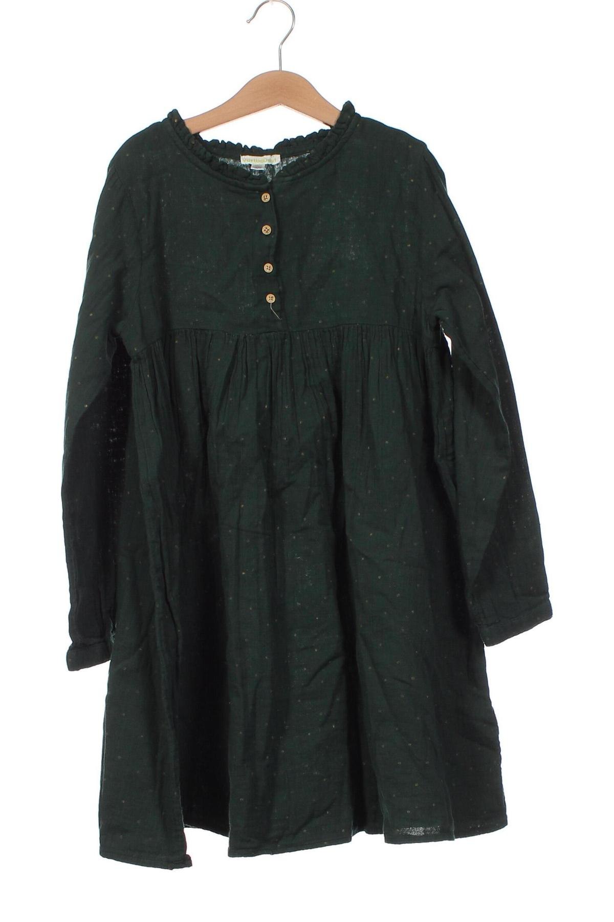 Kinderkleid Vertbaudet, Größe 9-10y/ 140-146 cm, Farbe Grün, Preis 2,96 €