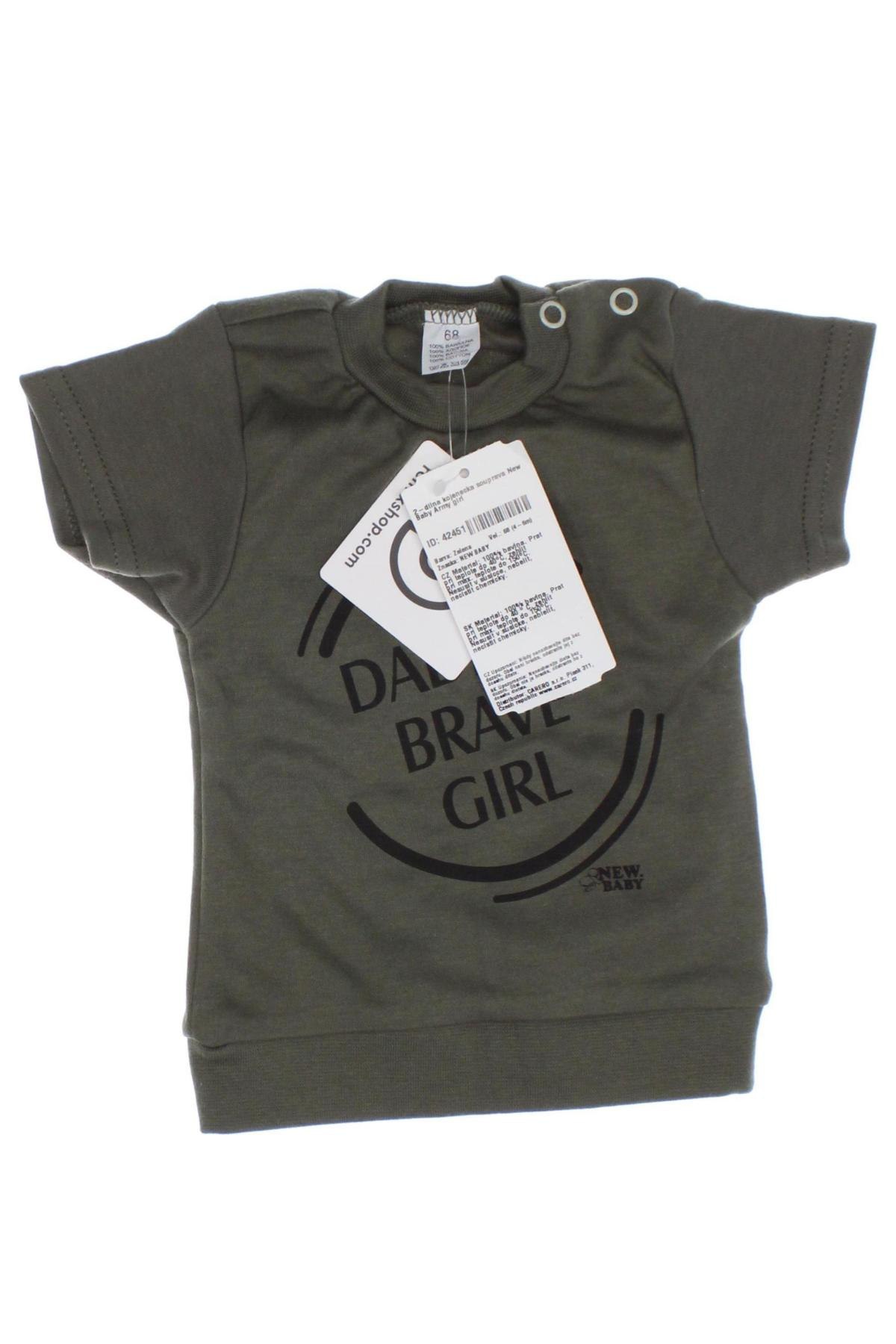 Παιδικό μπλουζάκι, Μέγεθος 3-6m/ 62-68 εκ., Χρώμα Πράσινο, Τιμή 4,08 €