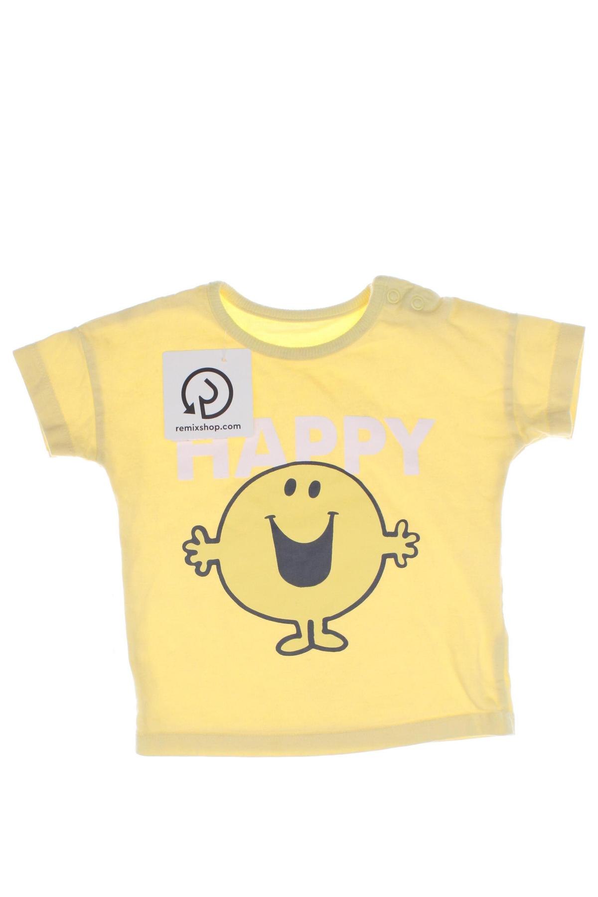 Детска тениска, Размер 9-12m/ 74-80 см, Цвят Жълт, Цена 12,00 лв.