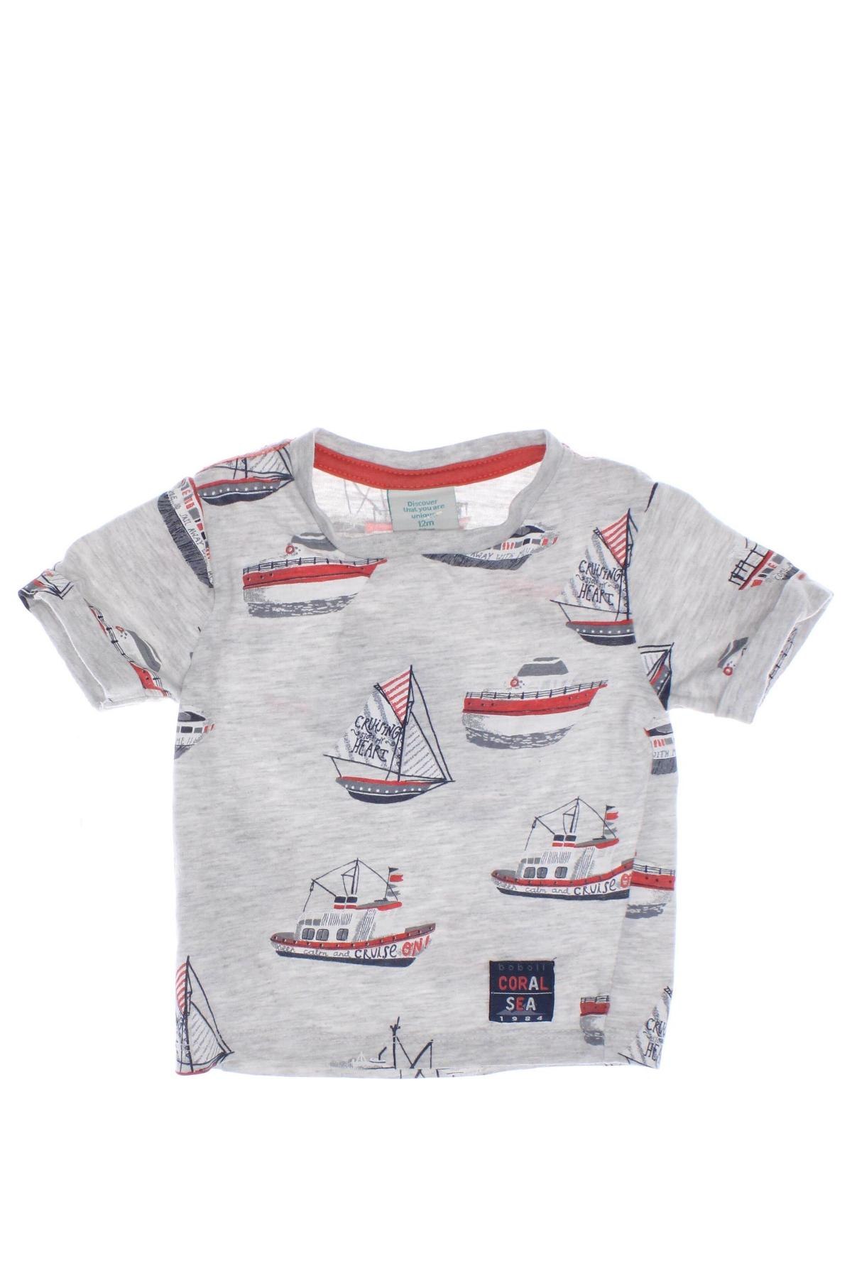 Kinder T-Shirt Boboli, Größe 9-12m/ 74-80 cm, Farbe Grau, Preis € 6,14