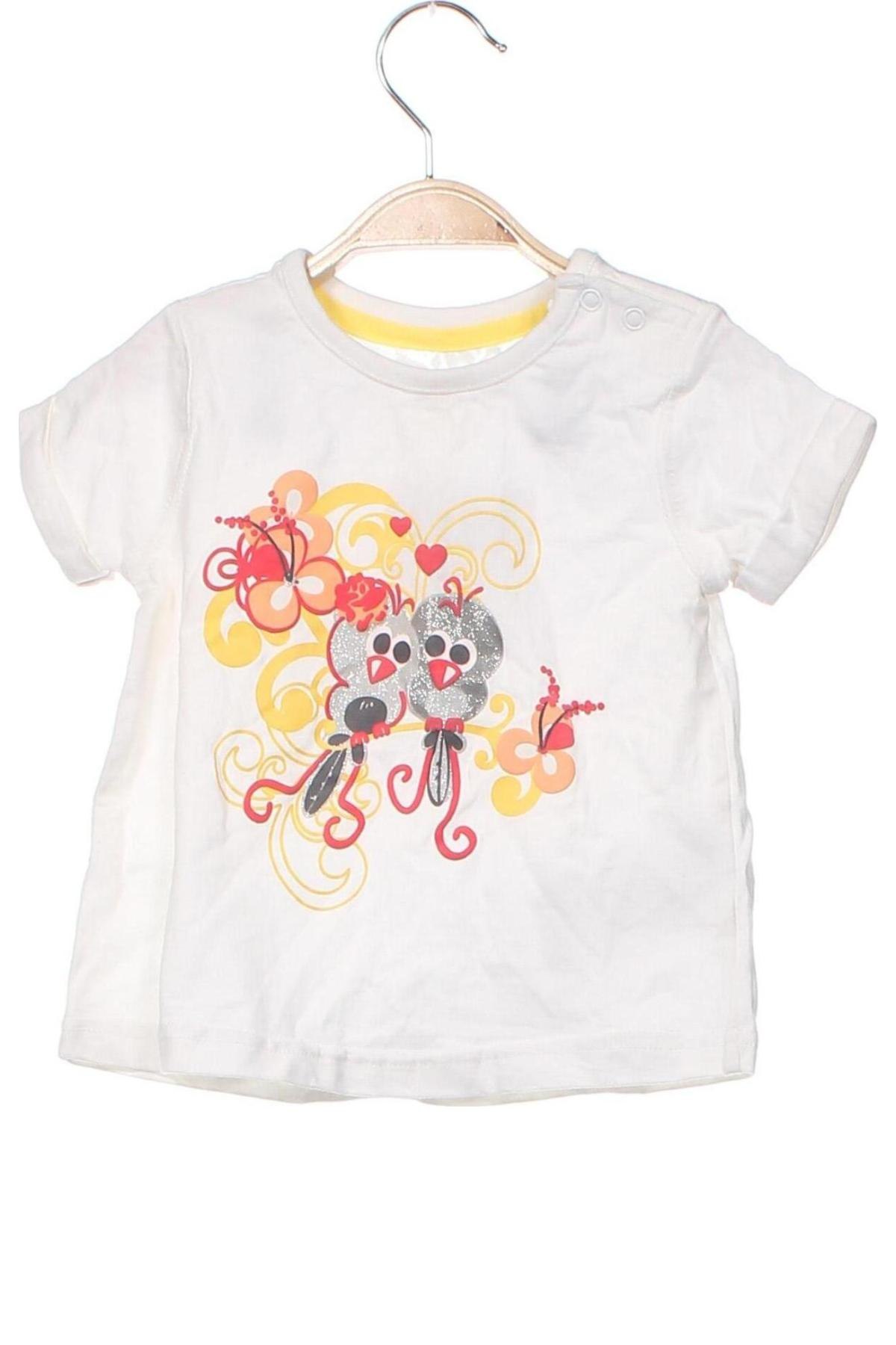 Kinder T-Shirt Ergee, Größe 9-12m/ 74-80 cm, Farbe Weiß, Preis 3,13 €