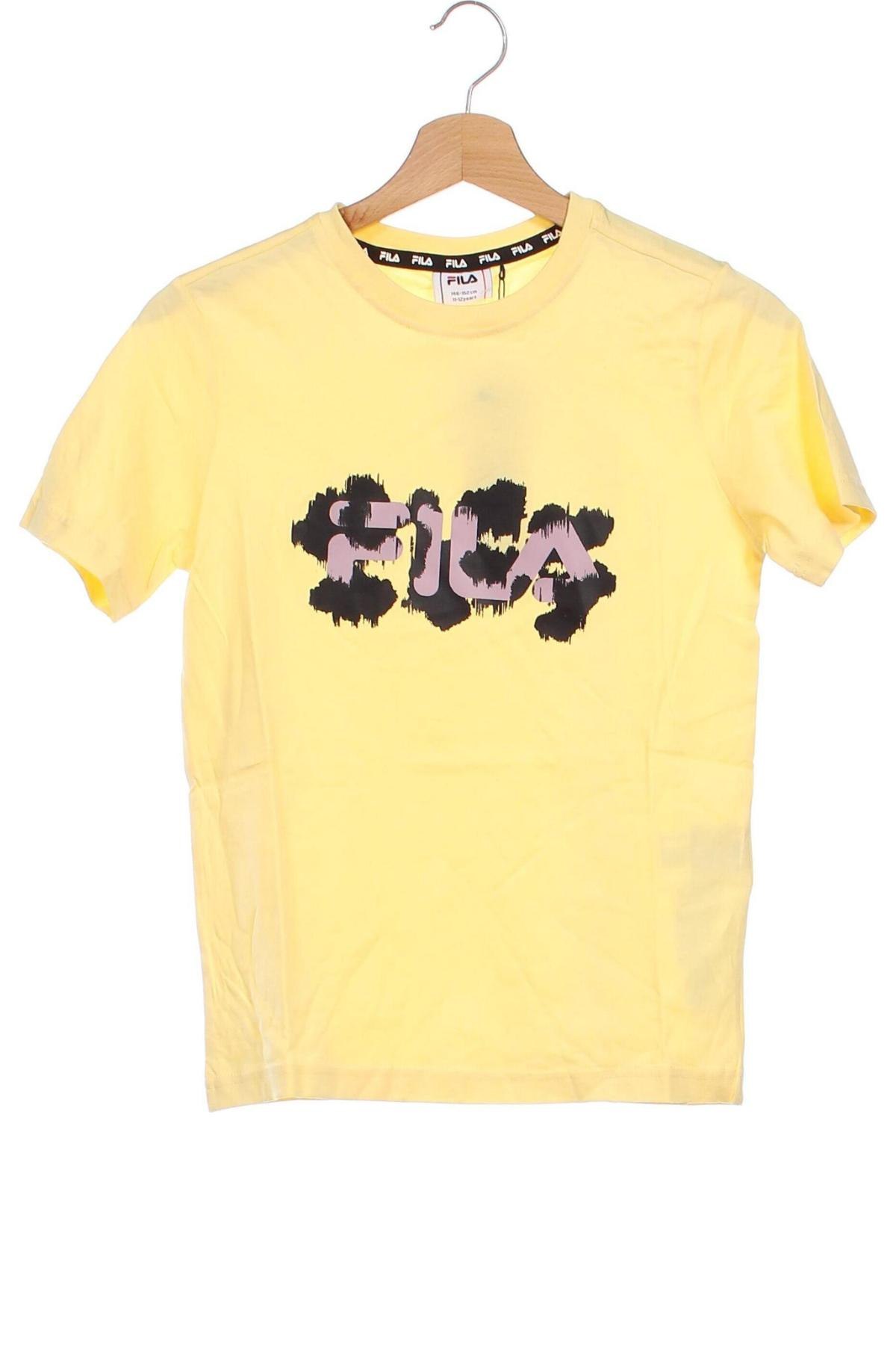 Kinder T-Shirt FILA, Größe 10-11y/ 146-152 cm, Farbe Gelb, Preis € 20,10