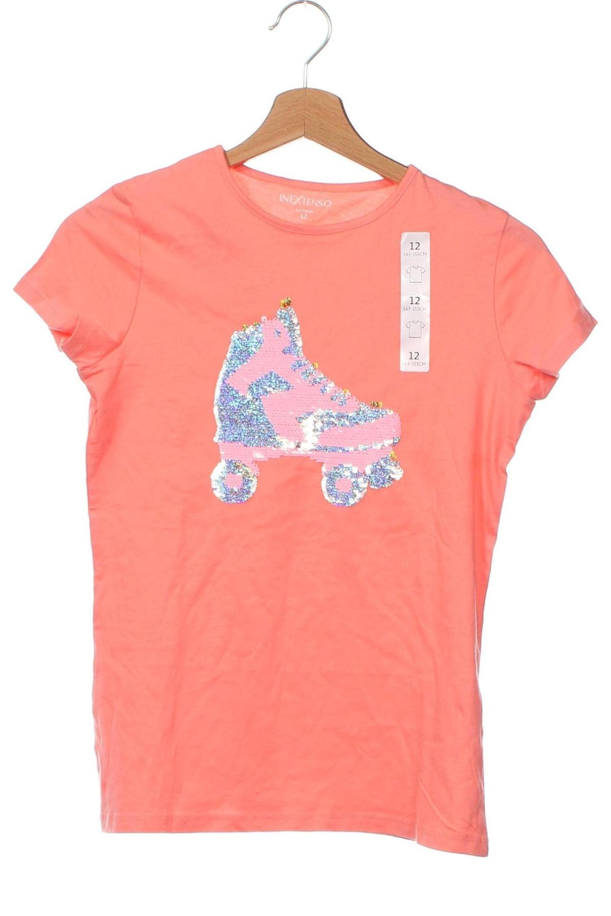 Παιδικό μπλουζάκι In Extenso, Μέγεθος 11-12y/ 152-158 εκ., Χρώμα Πορτοκαλί, Τιμή 8,22 €