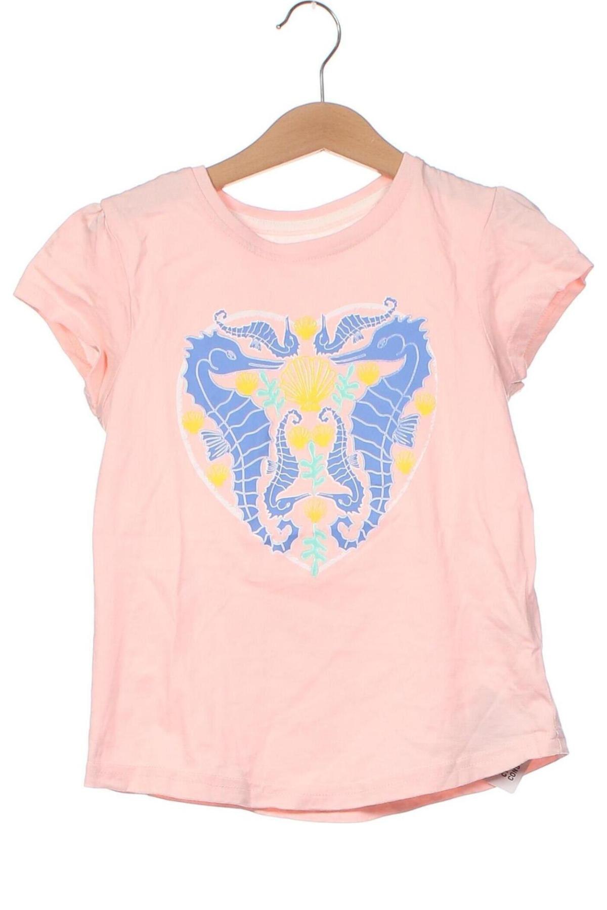 Kinder T-Shirt Made With Love, Größe 7-8y/ 128-134 cm, Farbe Rosa, Preis 6,14 €