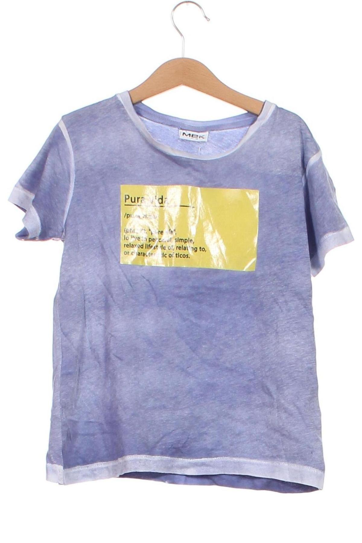 Dziecięcy T-shirt Mek, Rozmiar 6-7y/ 122-128 cm, Kolor Niebieski, Cena 10,81 zł