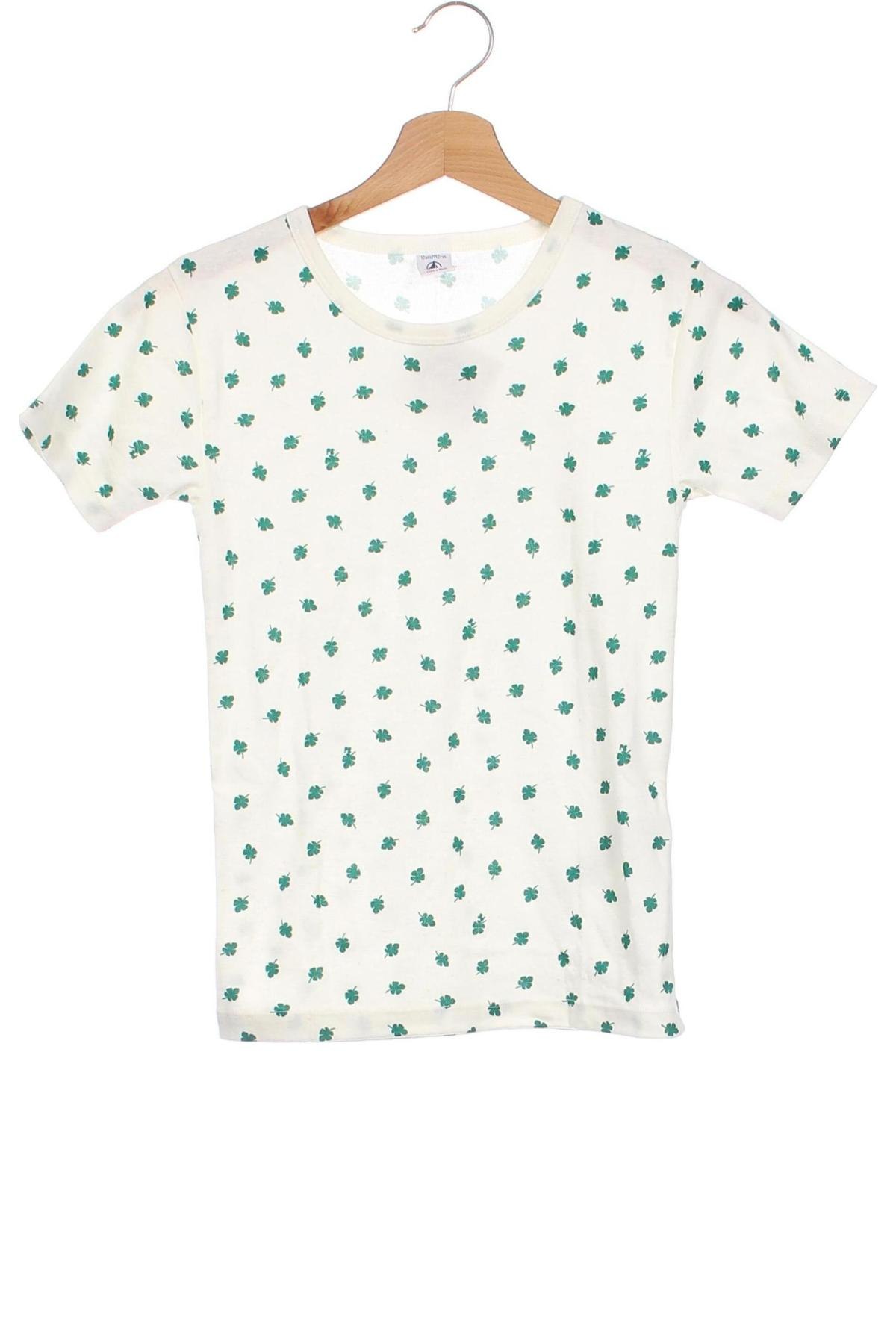 Dziecięcy T-shirt Petit Bateau, Rozmiar 11-12y/ 152-158 cm, Kolor Biały, Cena 47,58 zł
