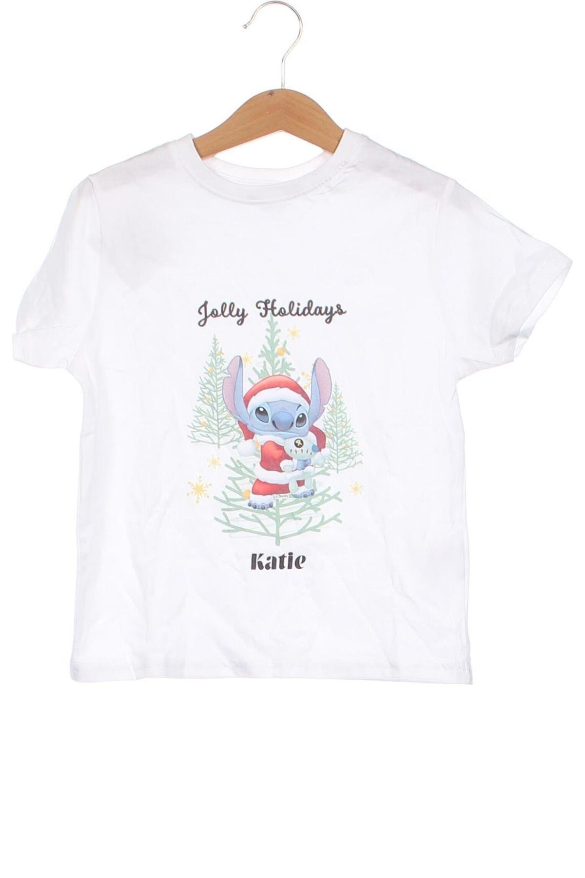 Dziecięcy T-shirt Primark, Rozmiar 4-5y/ 110-116 cm, Kolor Biały, Cena 42,65 zł
