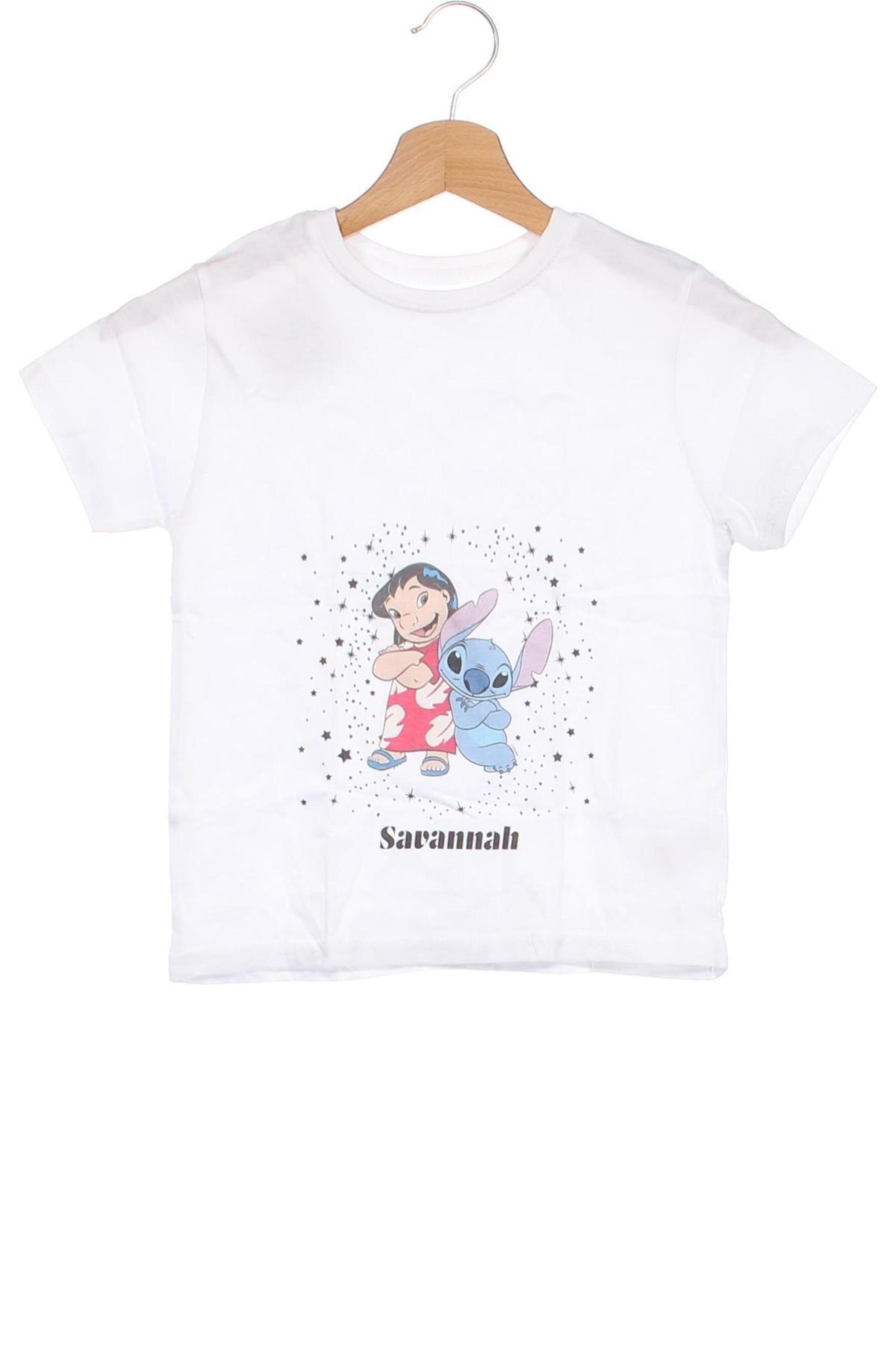 Kinder T-Shirt Primark, Größe 6-7y/ 122-128 cm, Farbe Weiß, Preis 8,25 €