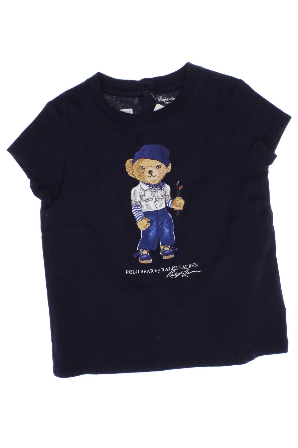 Dziecięcy T-shirt Ralph Lauren, Rozmiar 12-18m/ 80-86 cm, Kolor Niebieski, Cena 154,60 zł