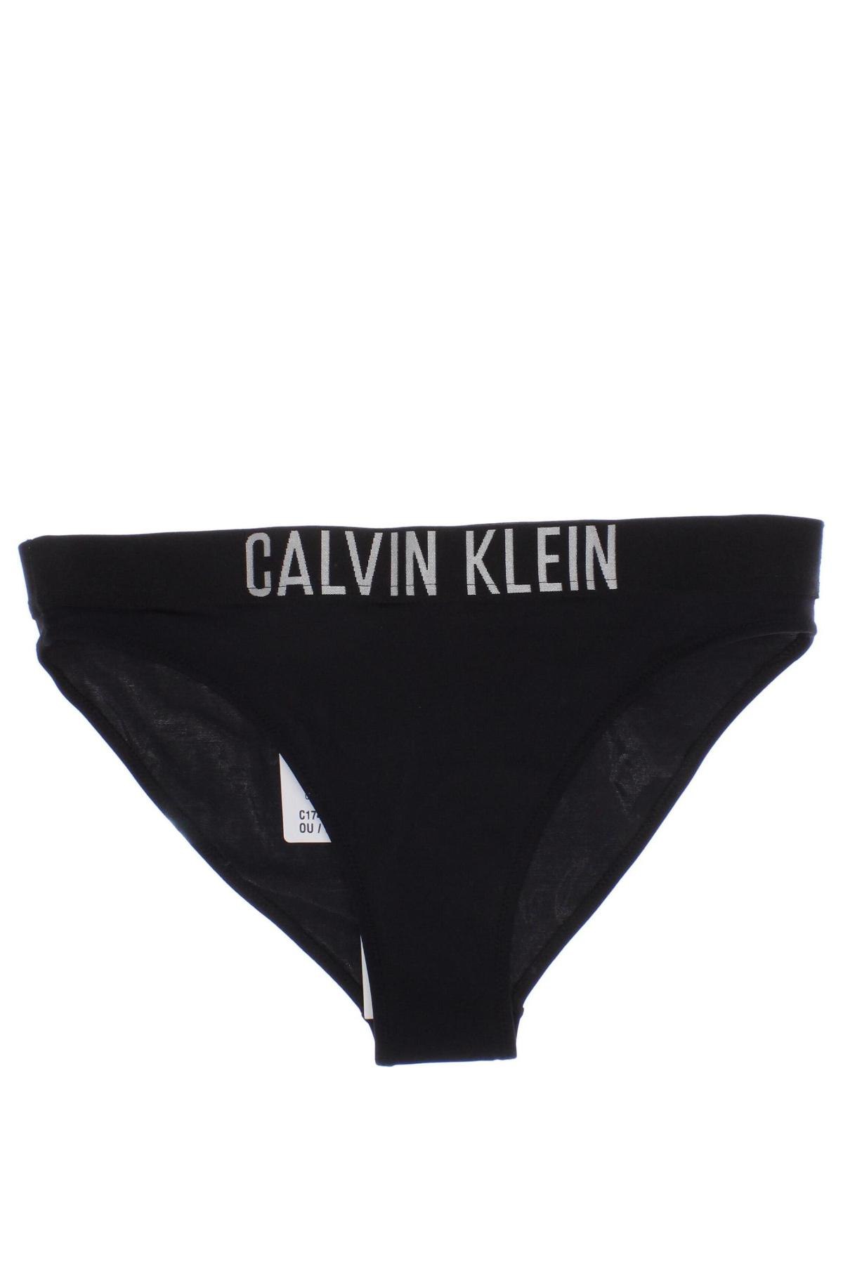 Детски бански Calvin Klein Swimwear, Размер 13-14y/ 164-168 см, Цвят Черен, Цена 69,00 лв.