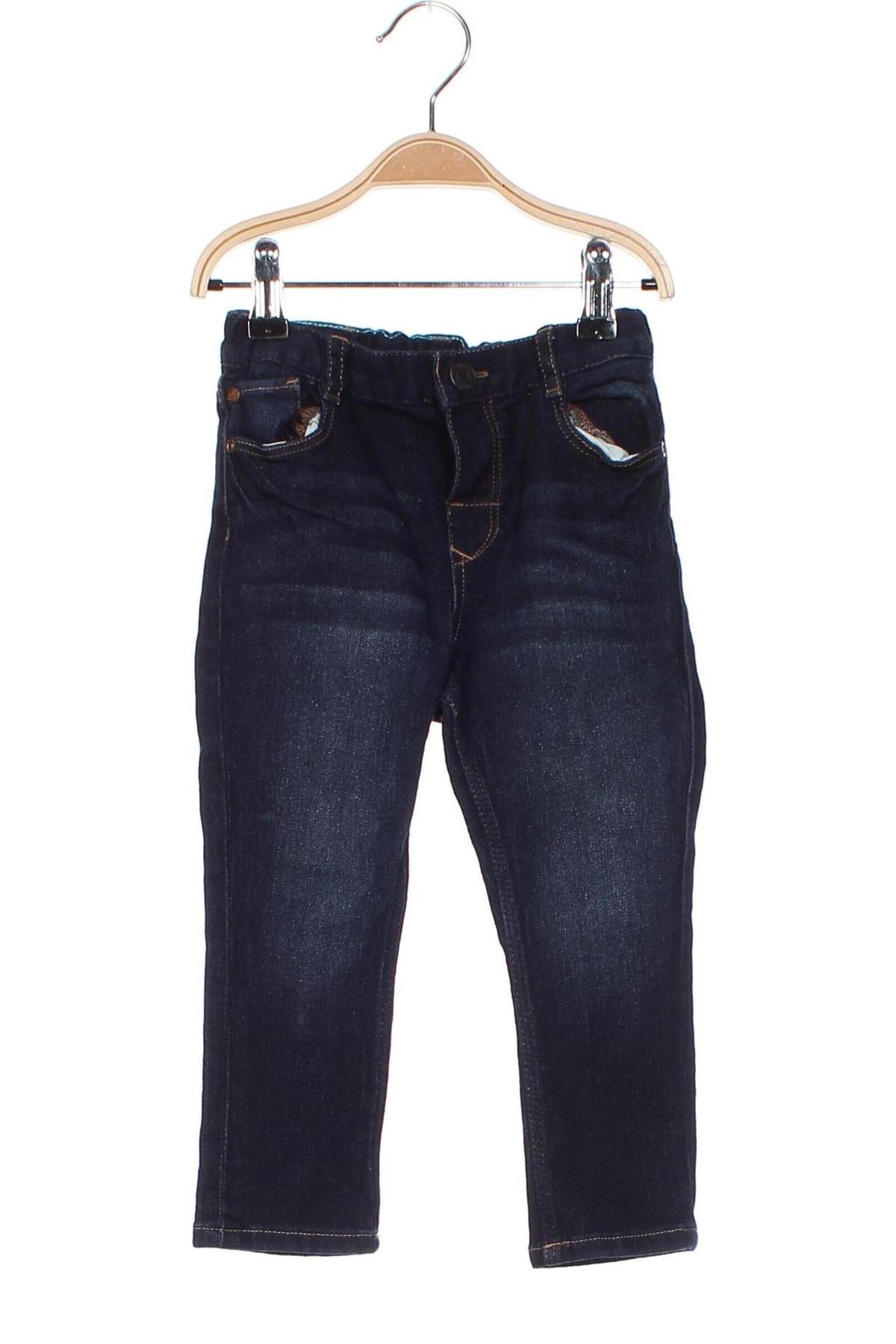 Dziecięce jeansy H&M, Rozmiar 18-24m/ 86-98 cm, Kolor Niebieski, Cena 42,44 zł