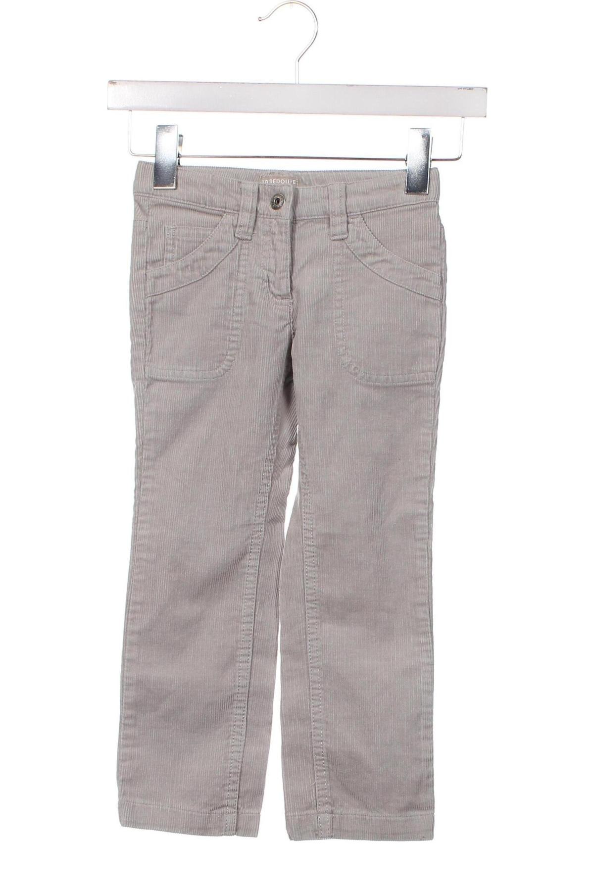Pantaloni de catifea reiată, pentru copii La Redoute, Mărime 3-4y/ 104-110 cm, Culoare Albastru, Preț 15,31 Lei