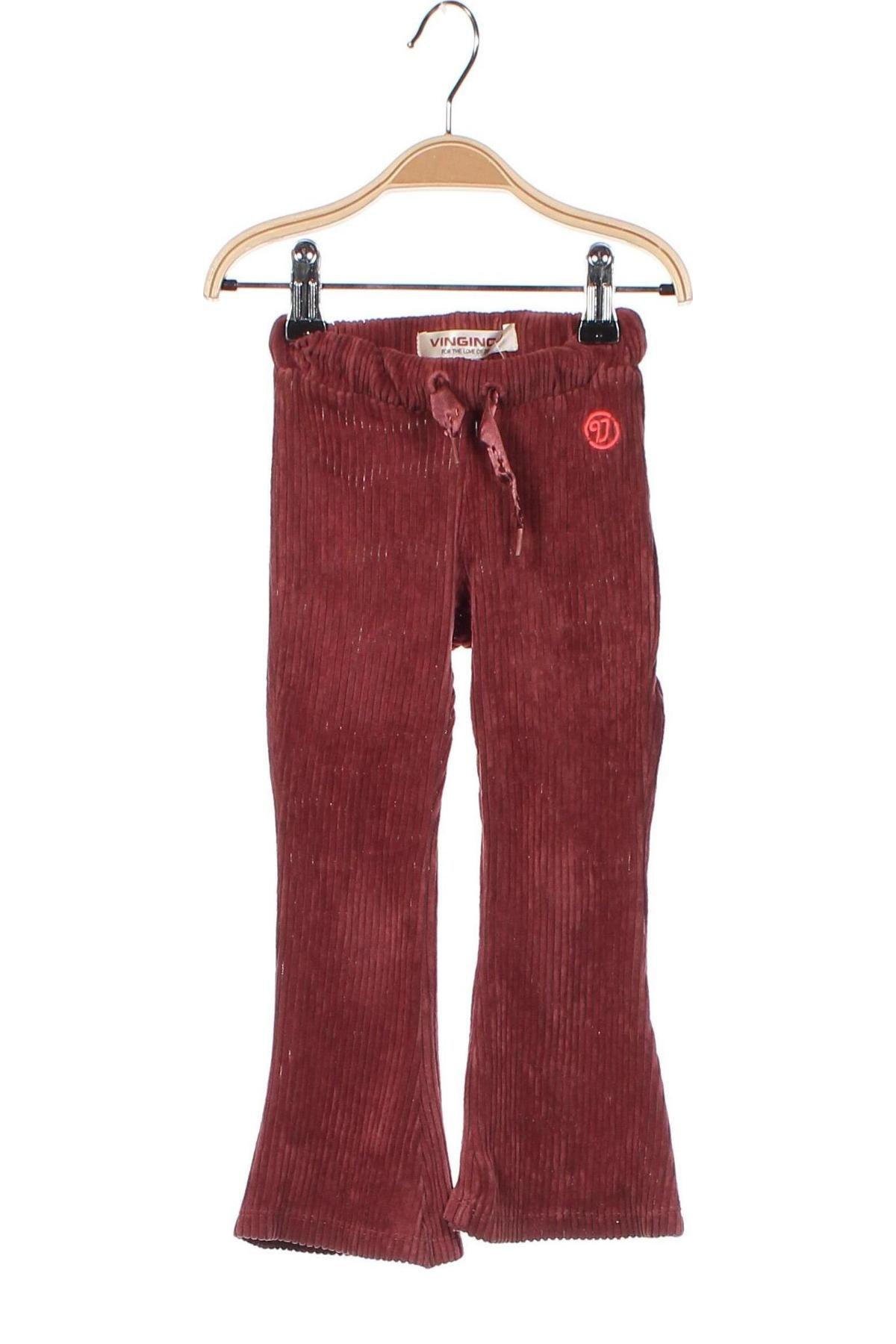 Pantaloni de catifea reiată, pentru copii Vingino, Mărime 18-24m/ 86-98 cm, Culoare Mov deschis, Preț 28,33 Lei