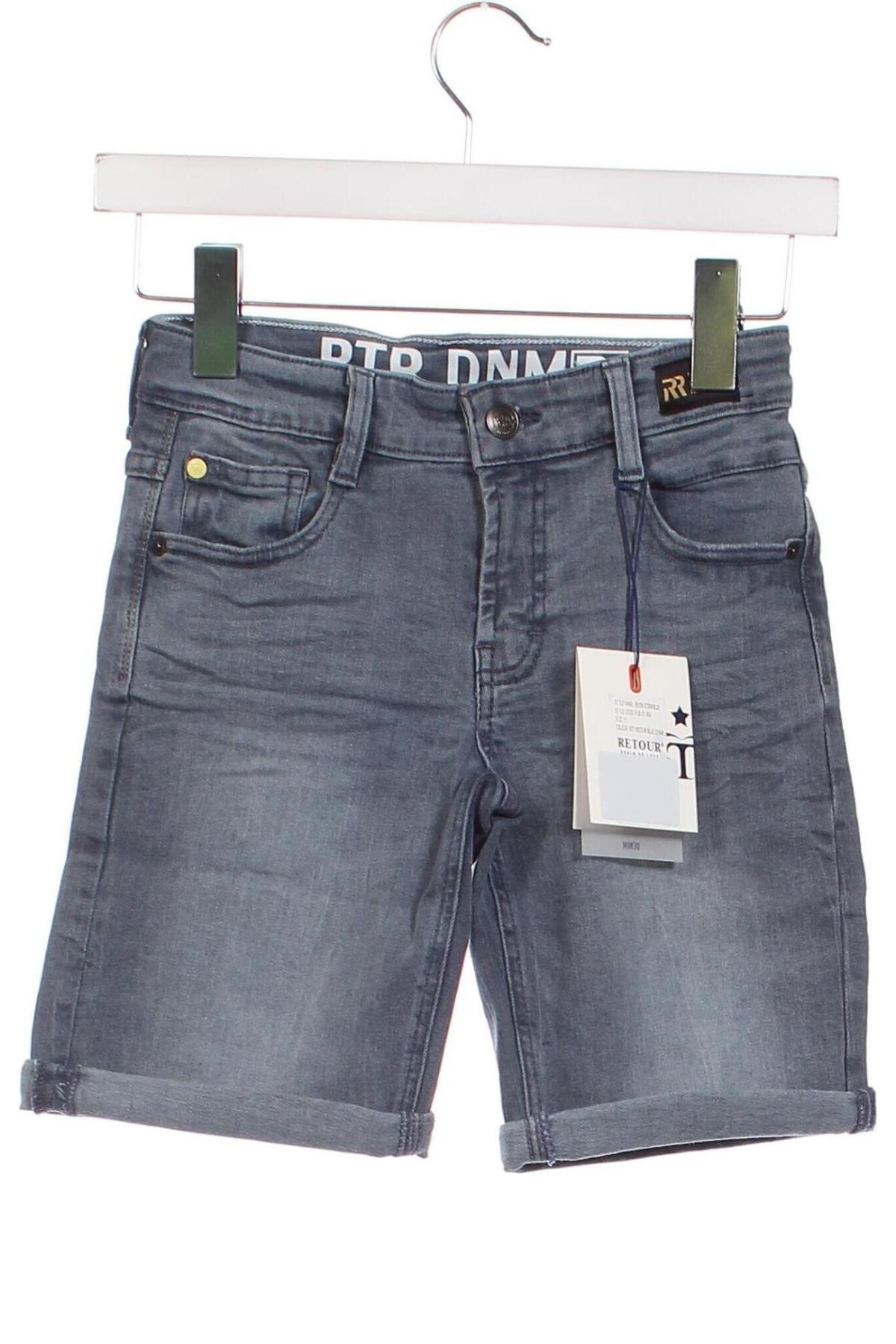 Детски къс панталон Retour Jeans, Размер 10-11y/ 146-152 см, Цвят Сив, Цена 51,00 лв.