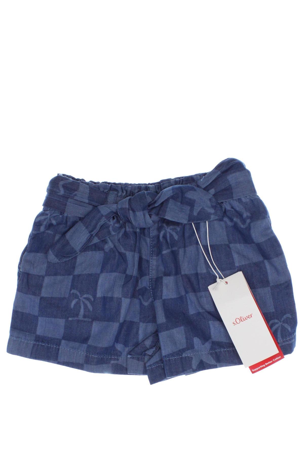 Παιδικό κοντό παντελόνι S.Oliver, Μέγεθος 3-4y/ 104-110 εκ., Χρώμα Μπλέ, Τιμή 5,52 €