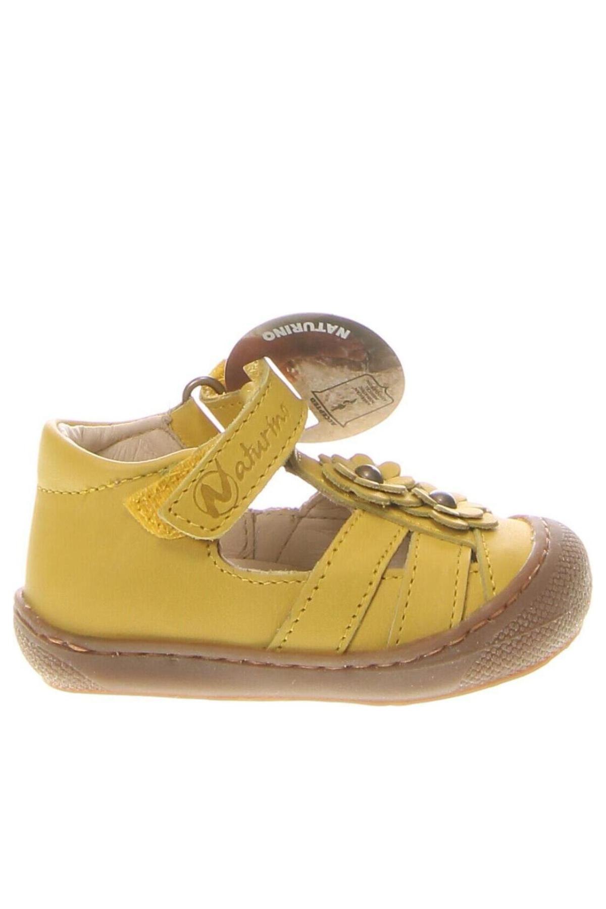 Παιδικά παπούτσια Naturino, Μέγεθος 19, Χρώμα Κίτρινο, Τιμή 79,38 €