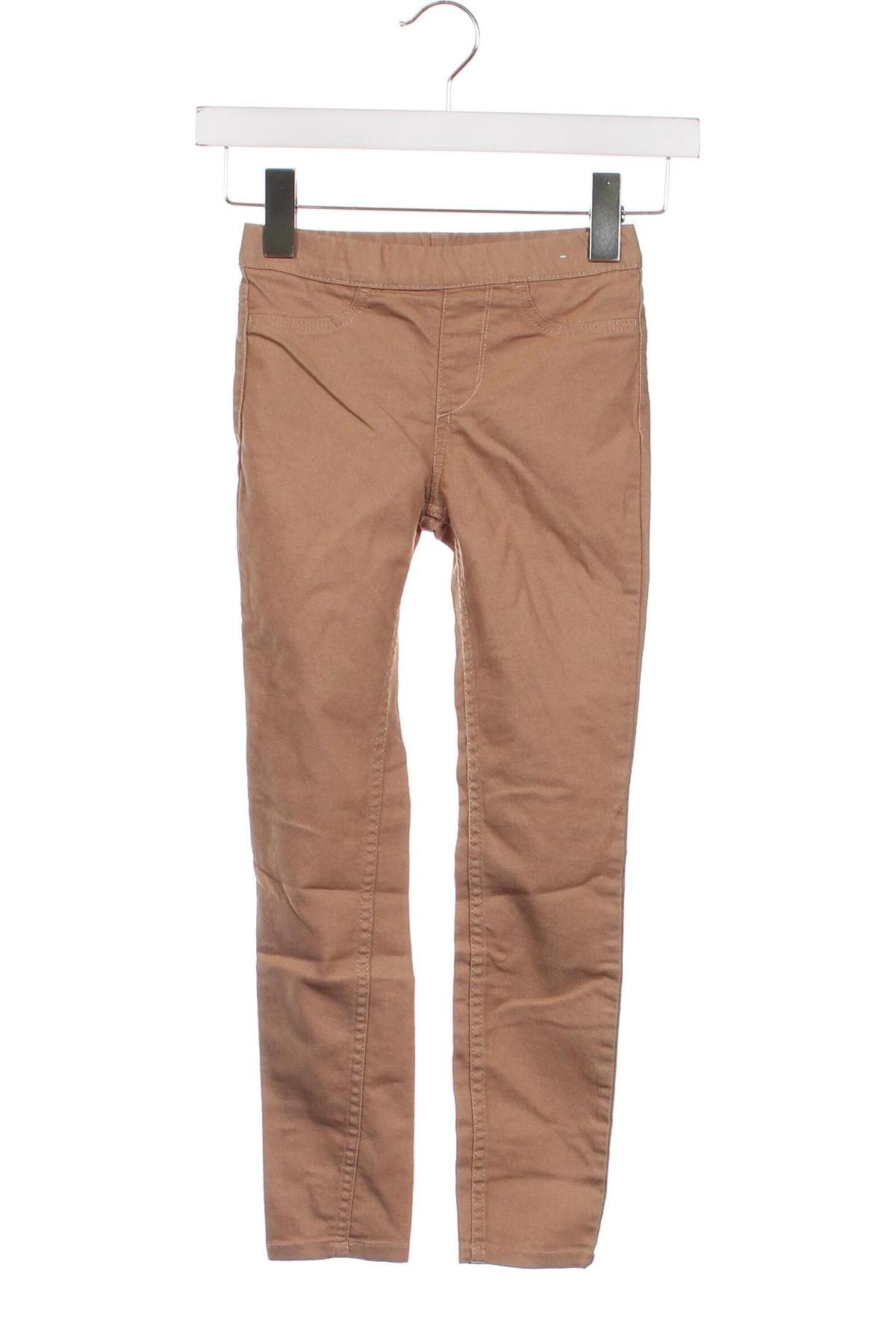 Детски панталон H&M, Размер 7-8y/ 128-134 см, Цвят Кафяв, Цена 4,20 лв.
