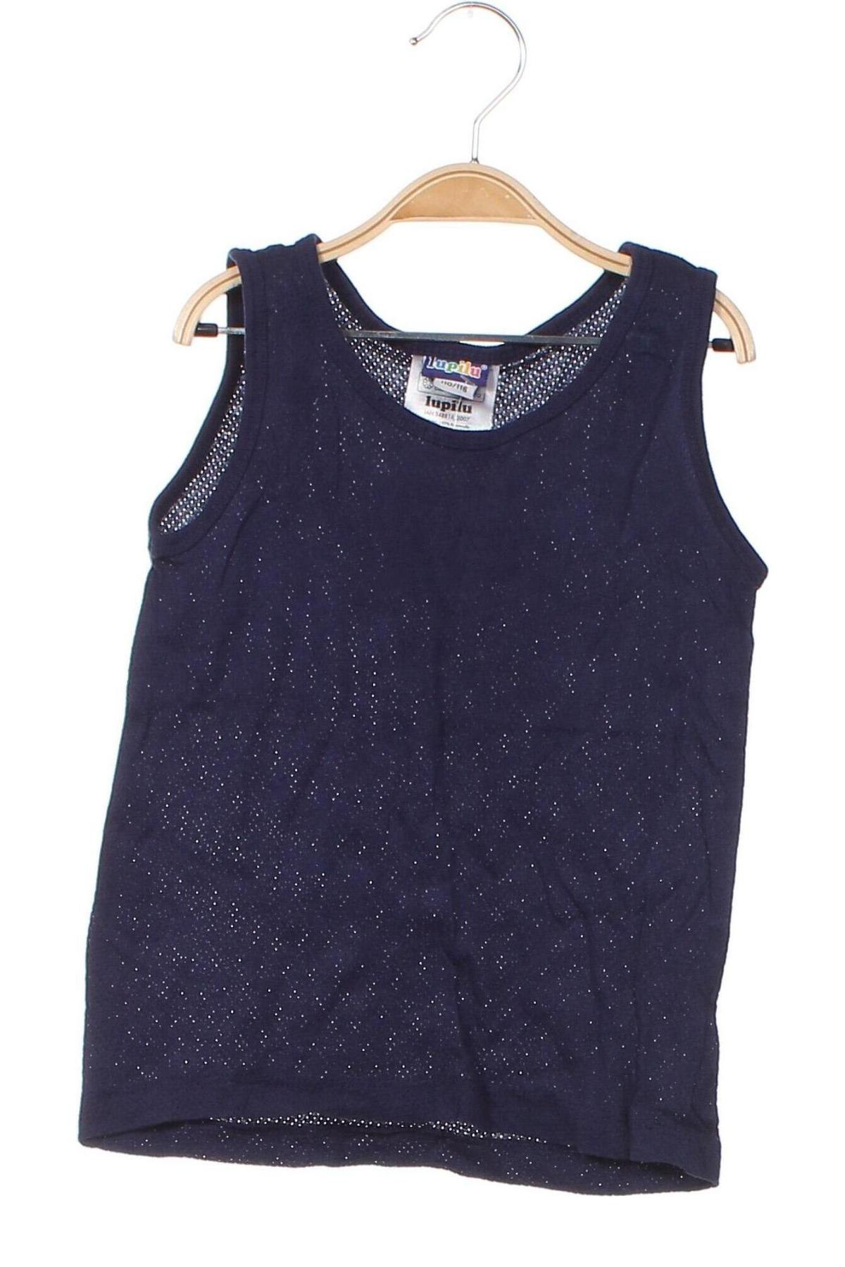 Μπλουζάκι αμάνικο παιδικό Lupilu, Μέγεθος 4-5y/ 110-116 εκ., Χρώμα Μπλέ, Τιμή 8,62 €