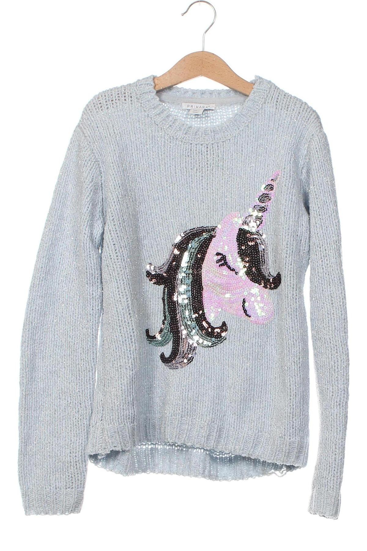 Kinderpullover Primark, Größe 9-10y/ 140-146 cm, Farbe Grau, Preis € 2,26