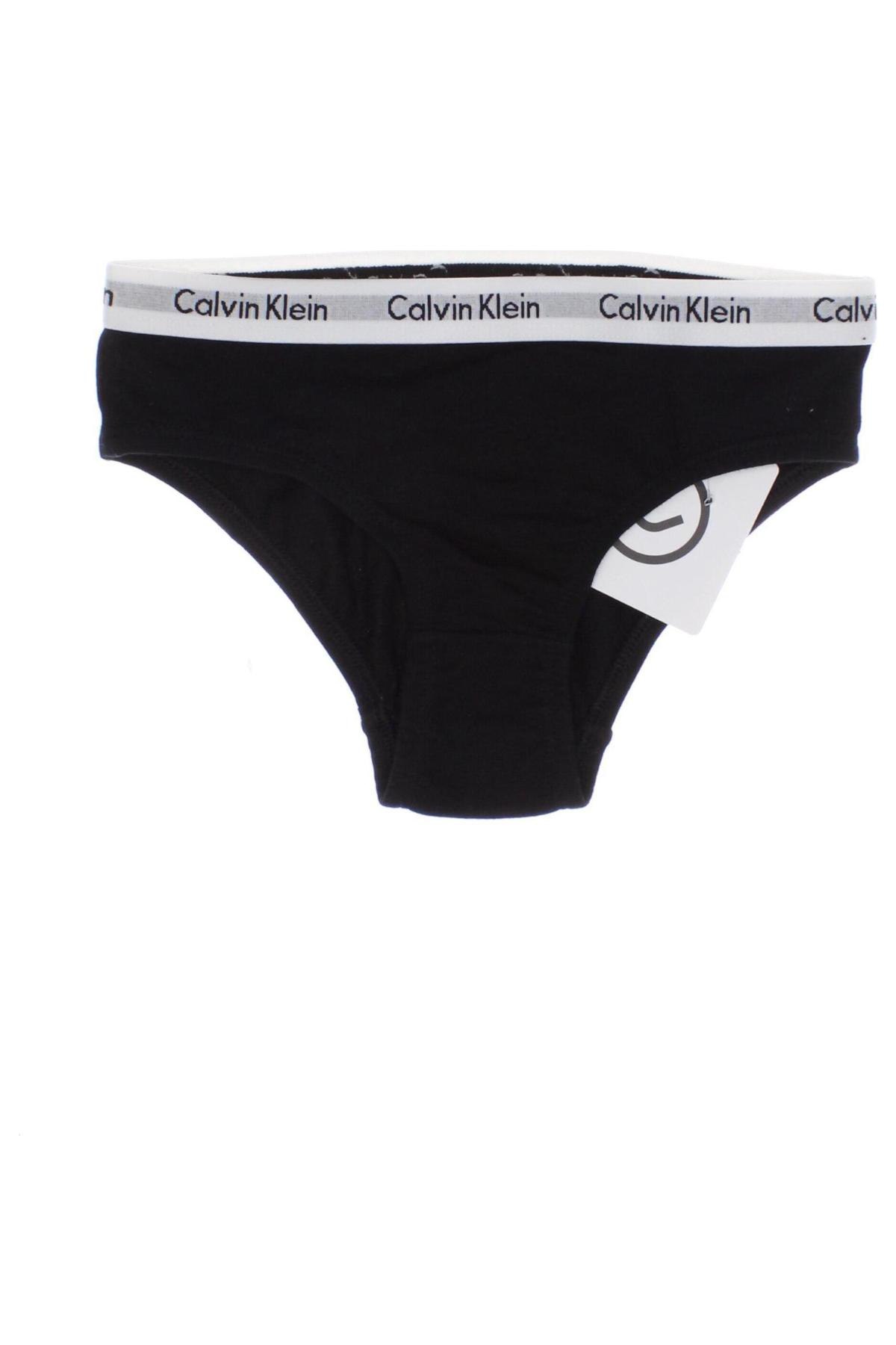 Детско бельо Calvin Klein, Размер 5-6y/ 116-122 см, Цвят Черен, Цена 29,00 лв.