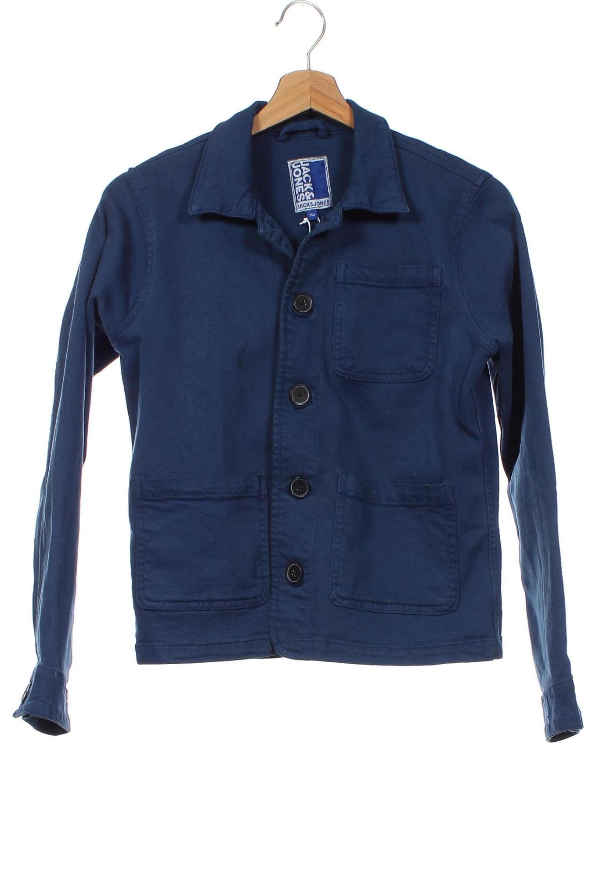 Kinderjacke Jack & Jones, Größe 11-12y/ 152-158 cm, Farbe Blau, Preis 17,79 €