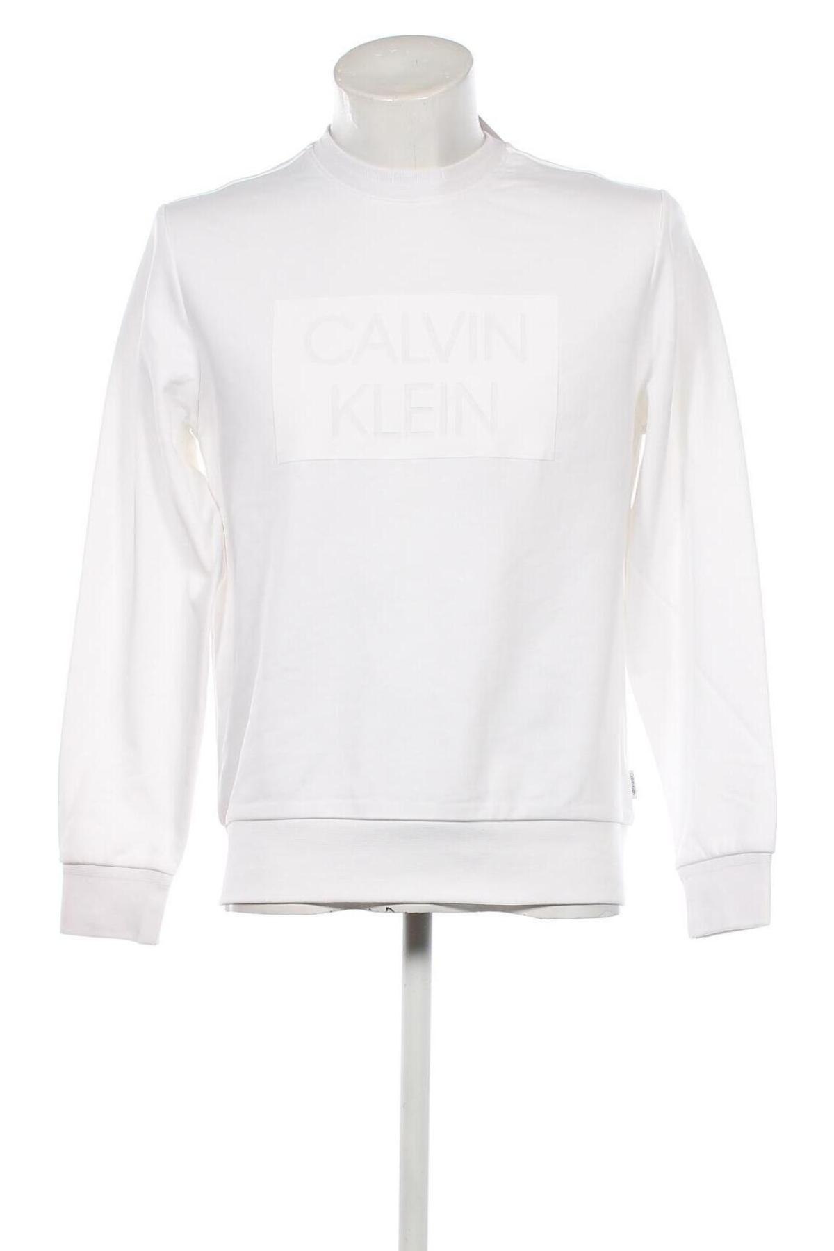 Bluză de bărbați Calvin Klein, Mărime S, Culoare Alb, Preț 293,68 Lei