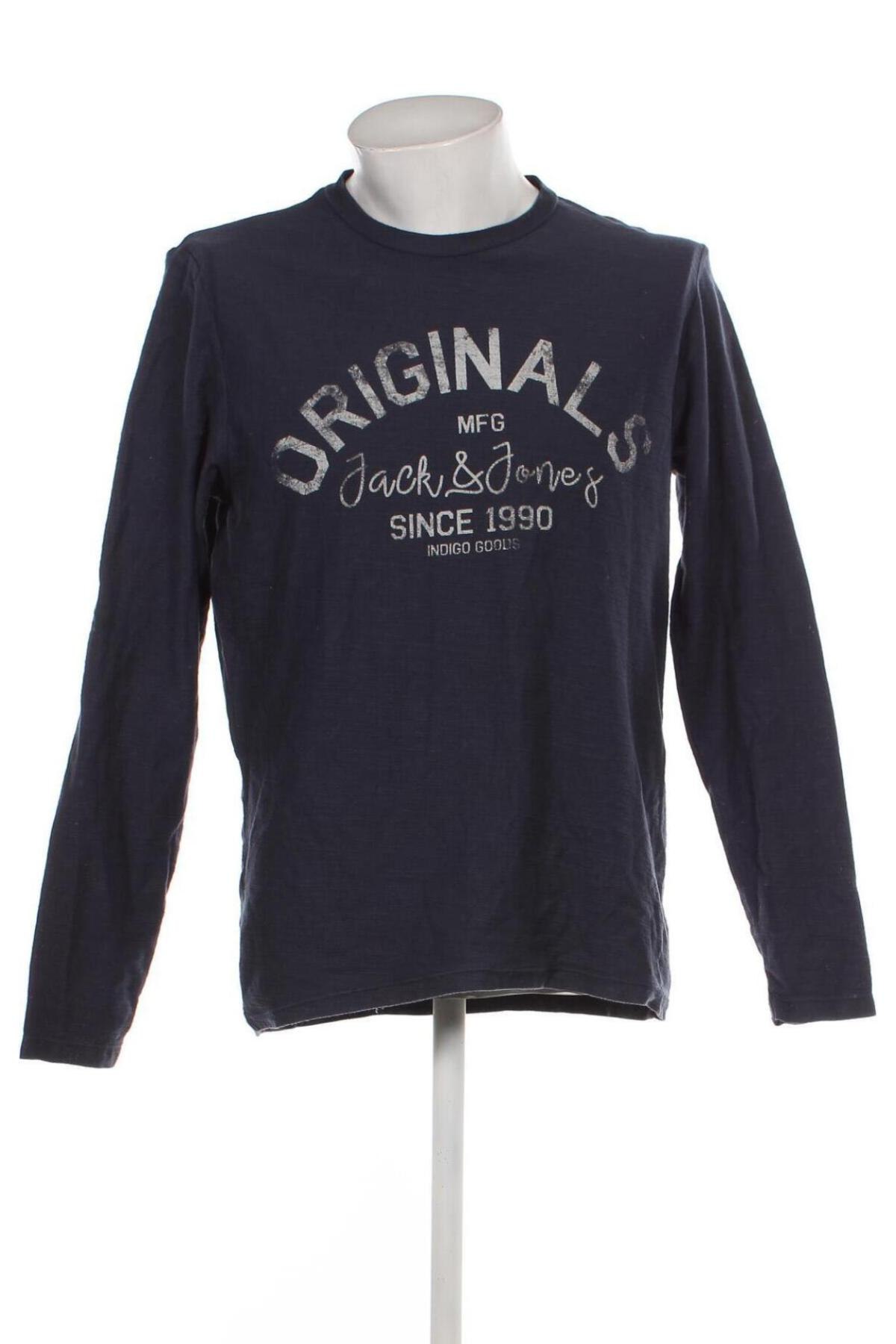 Herren Shirt Originals By Jack & Jones, Größe L, Farbe Blau, Preis € 10,23