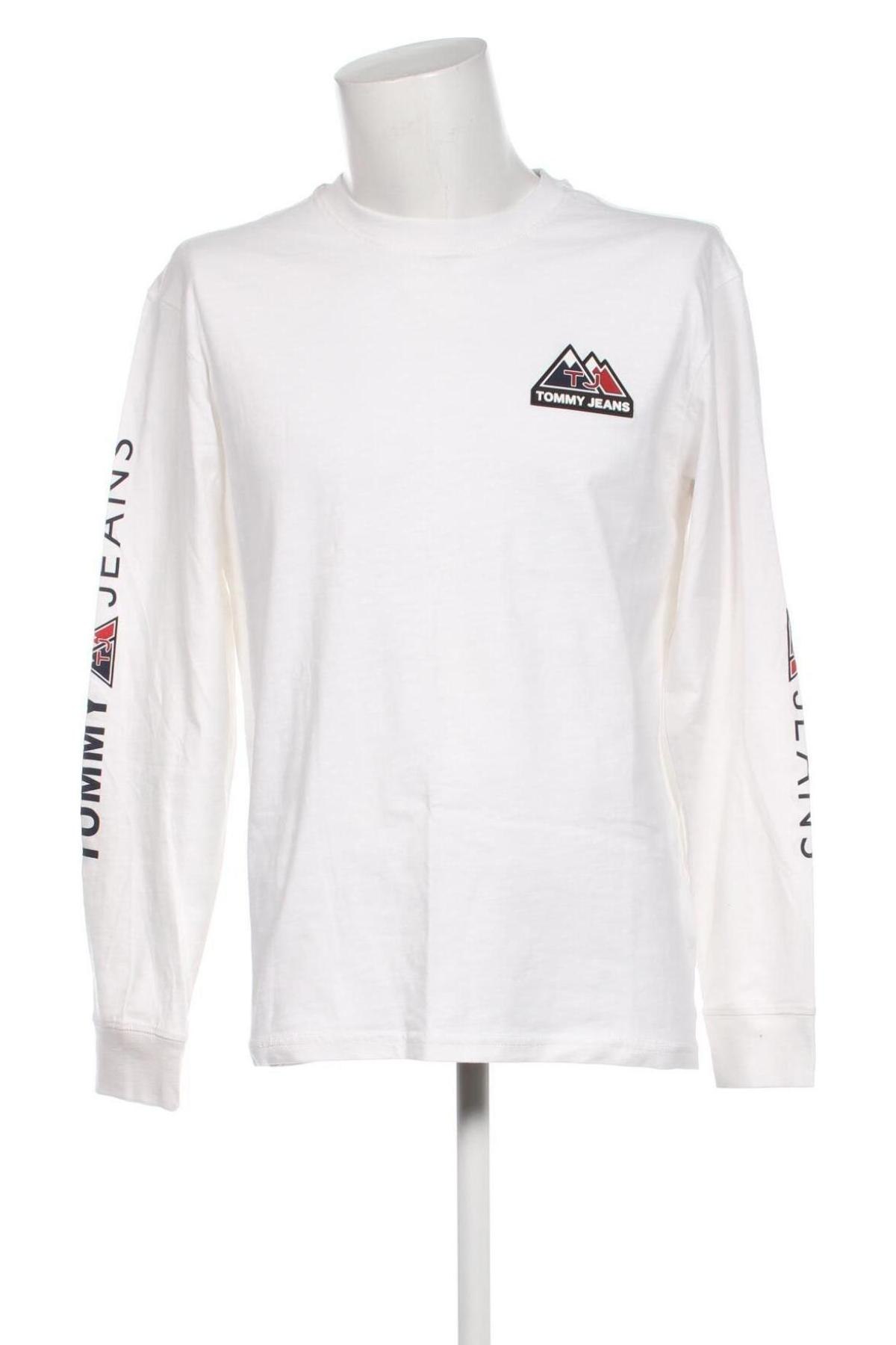 Ανδρική μπλούζα Tommy Jeans, Μέγεθος M, Χρώμα Λευκό, Τιμή 31,61 €