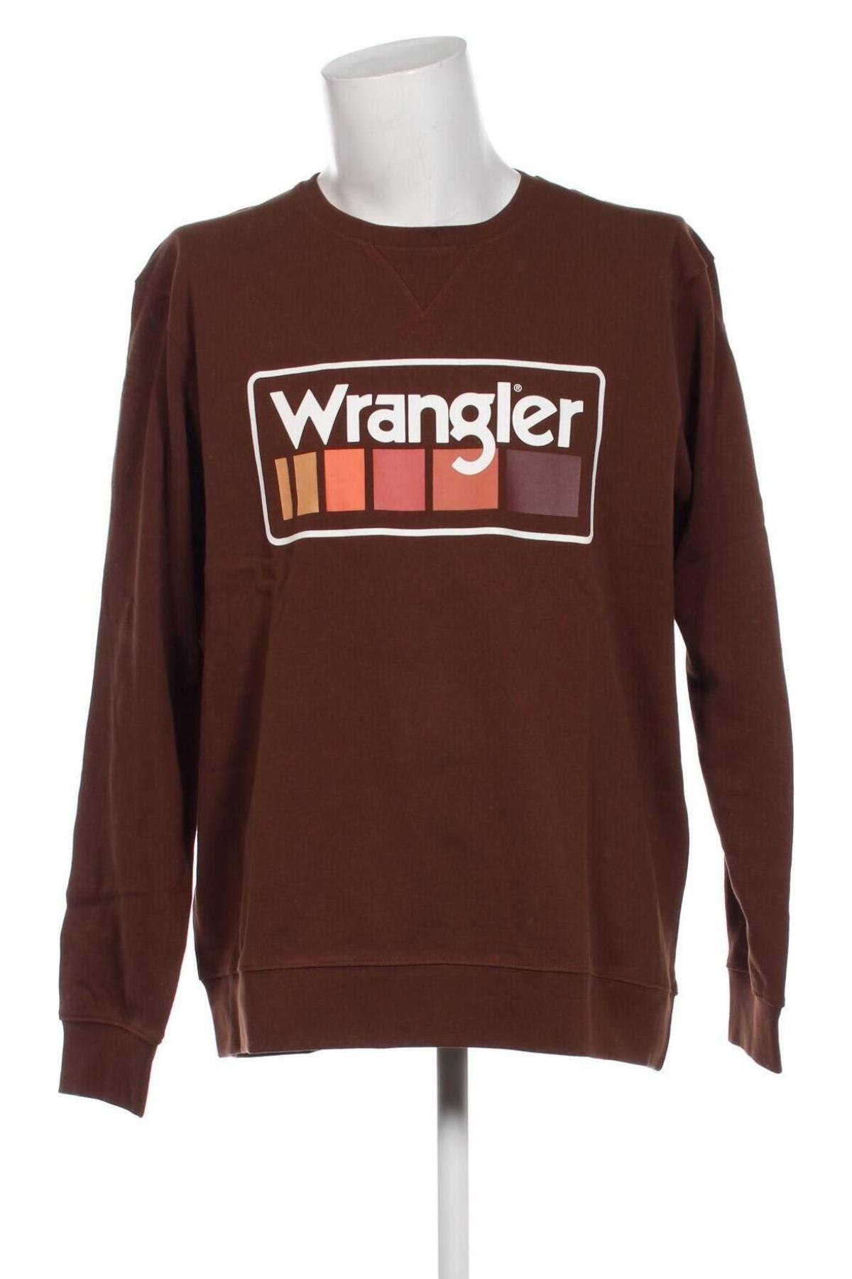 Męska bluzka Wrangler, Rozmiar XL, Kolor Brązowy, Cena 264,84 zł