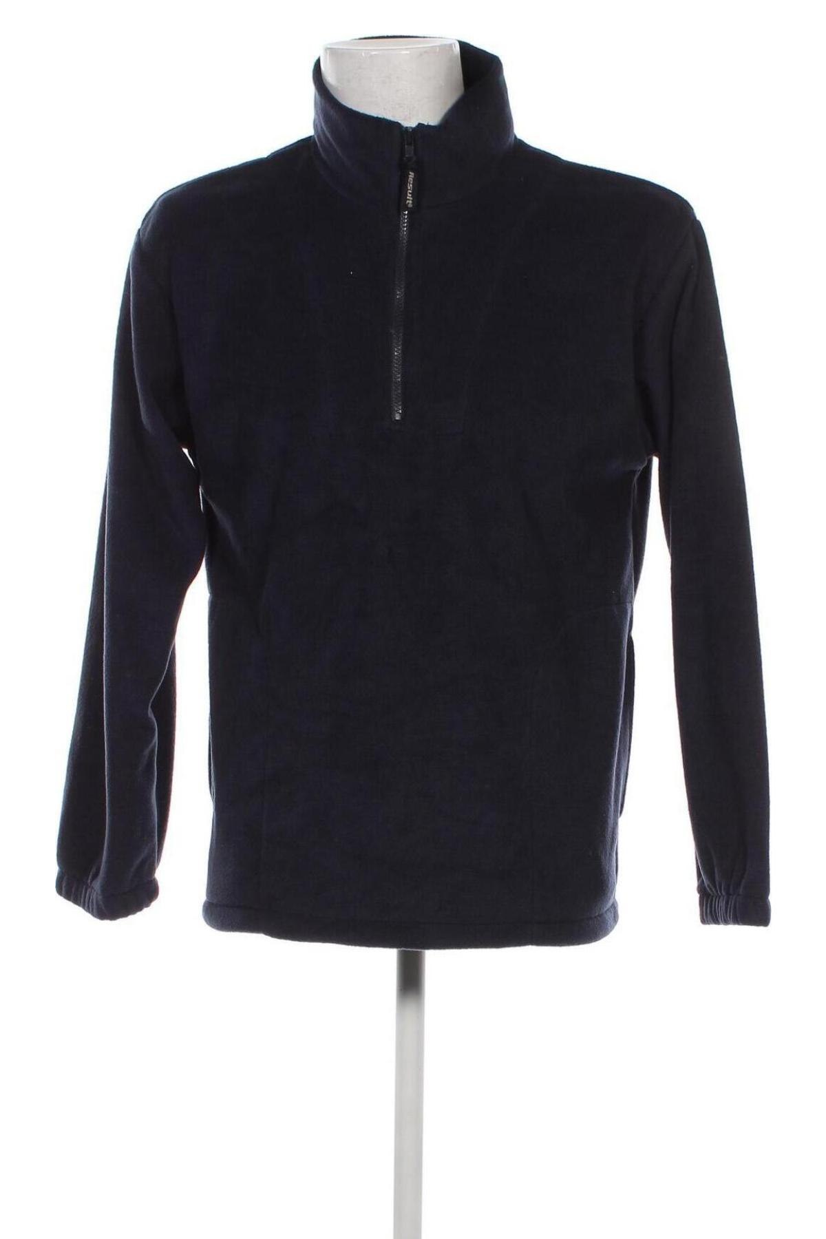 Herren Fleece Shirt Result, Größe M, Farbe Blau, Preis € 6,95
