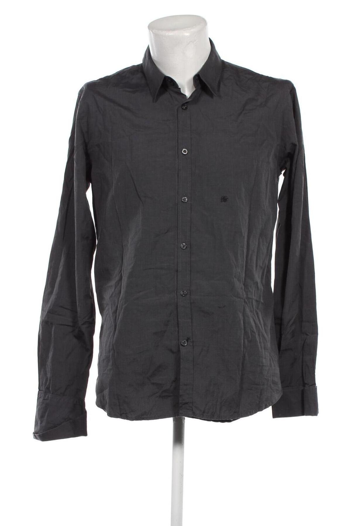 Ανδρικό πουκάμισο, Μέγεθος XL, Χρώμα Γκρί, Τιμή 7,00 €