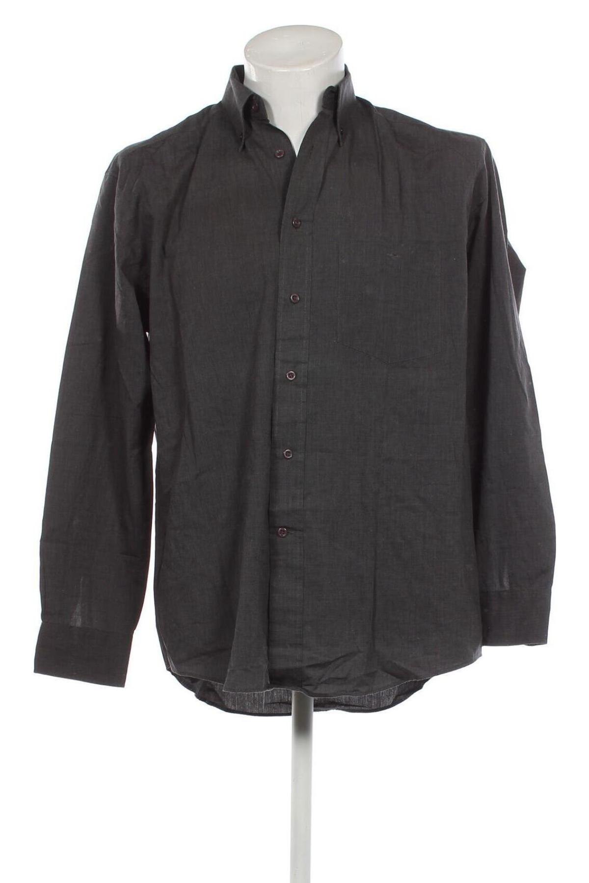Herrenhemd, Größe S, Farbe Grau, Preis 4,24 €