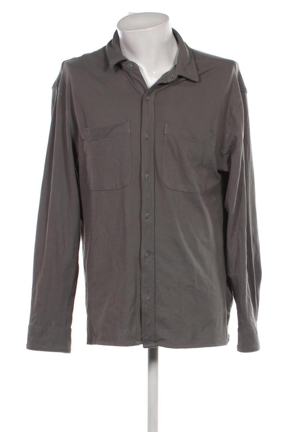 Herrenhemd Abercrombie & Fitch, Größe L, Farbe Grau, Preis € 9,95